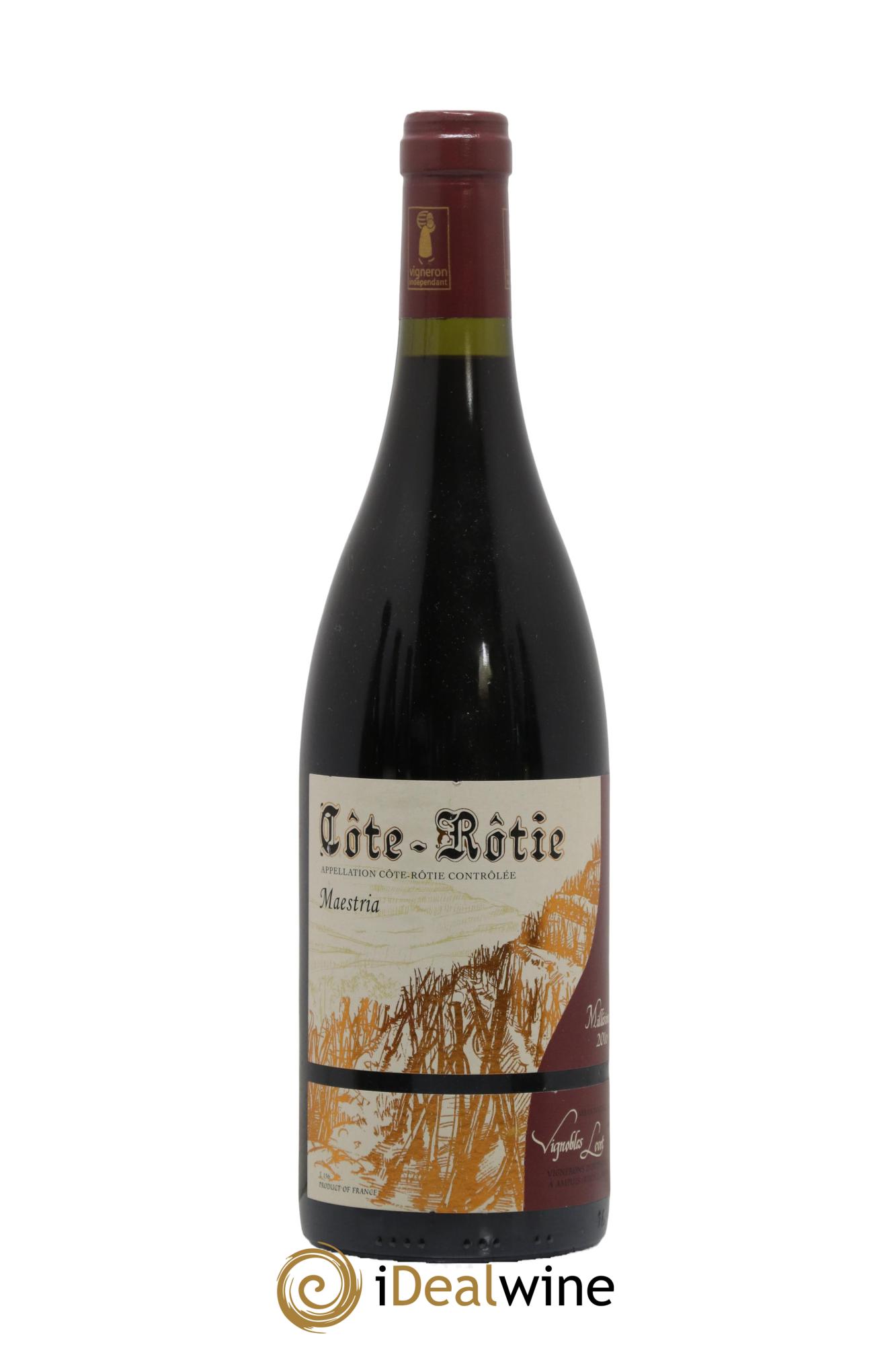 Côte-Rôtie Maestria Vignobles Levet 2016 - Lot de 1 bouteille - 0