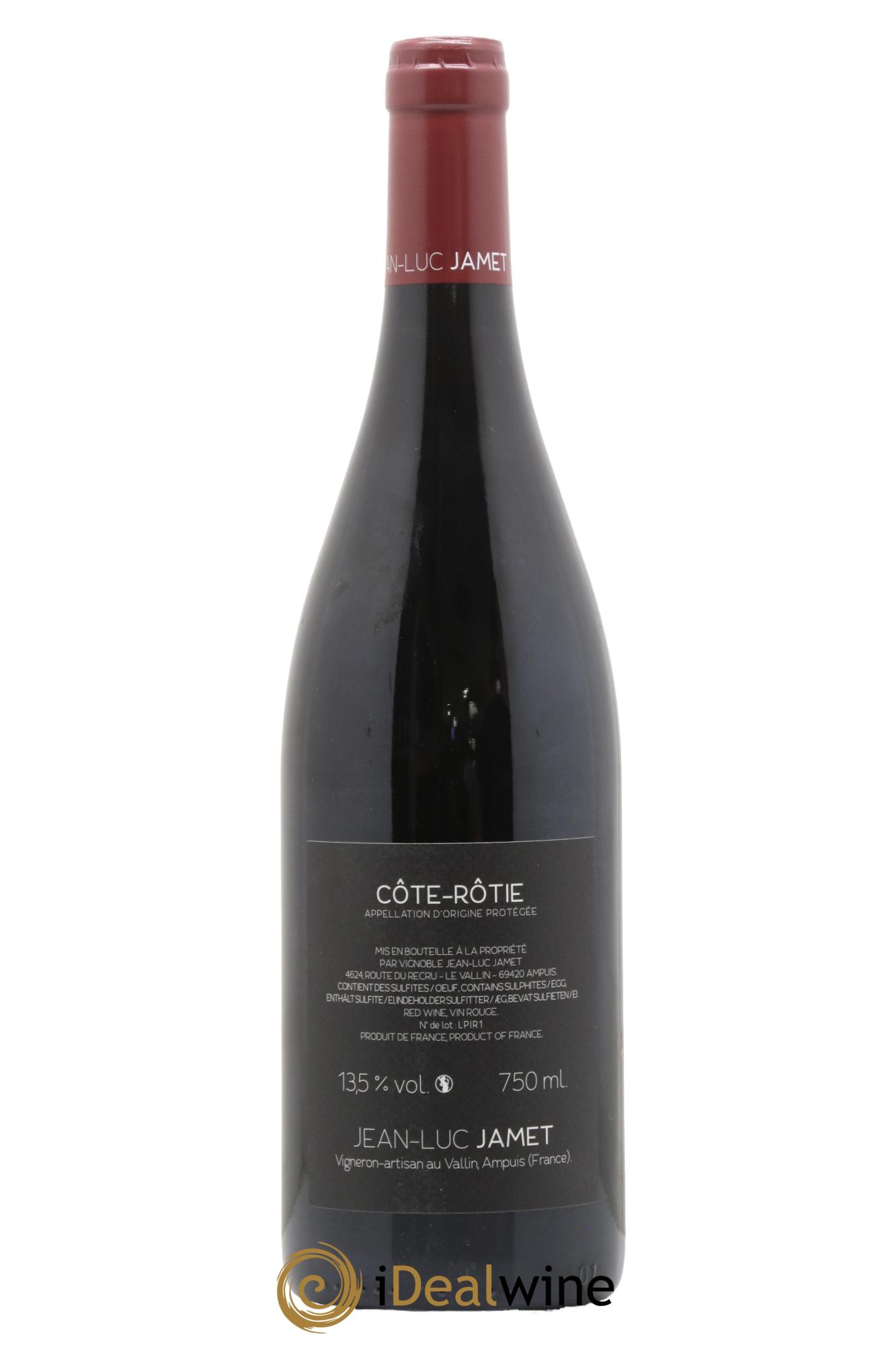 Côte-Rôtie Pirate Jean Luc Jamet 2020 - Lot of 1 bottle - 1