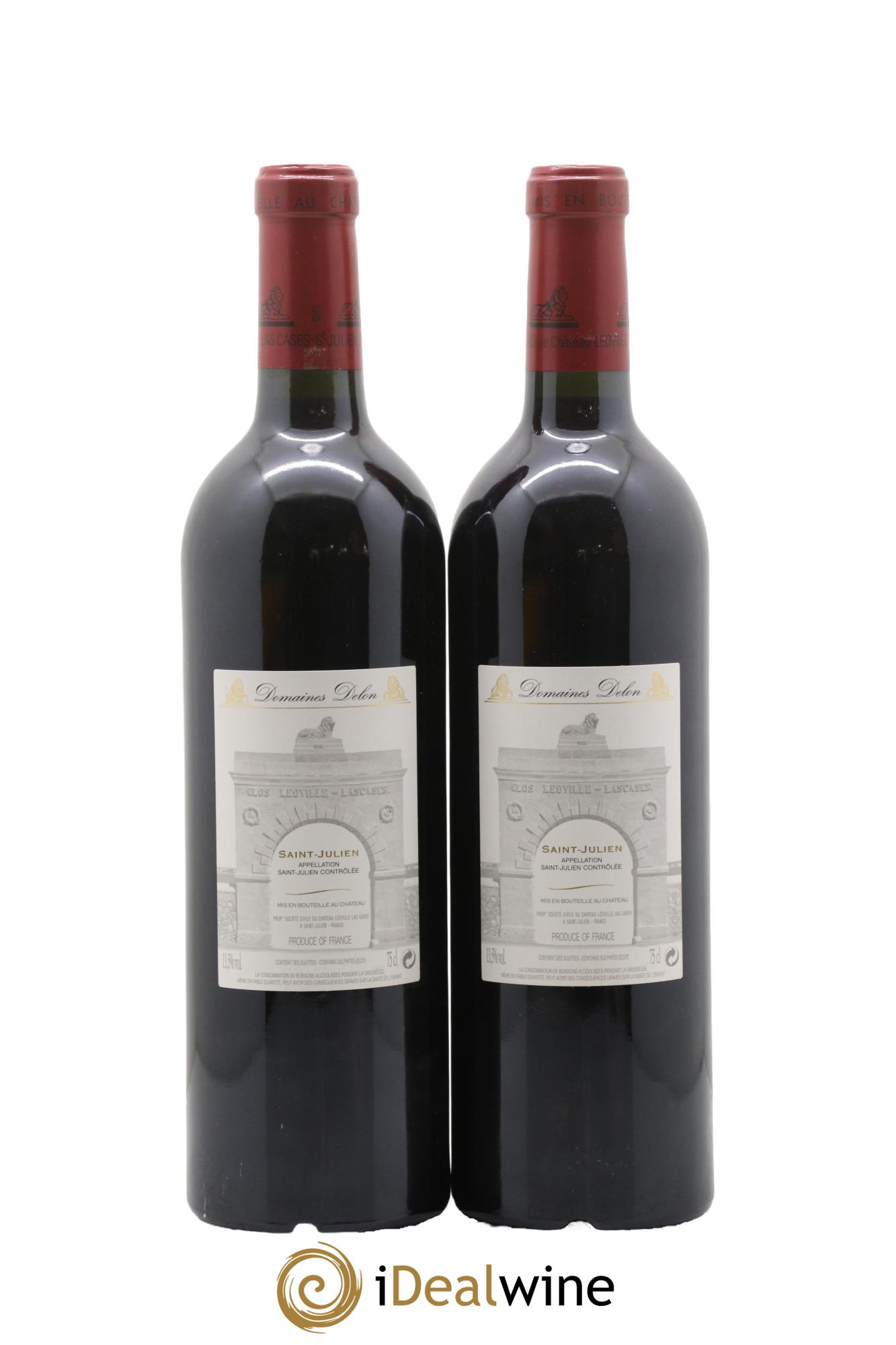 Château Léoville Las Cases 2ème Grand Cru Classé 2008 - Lot of 2 bottles - 1