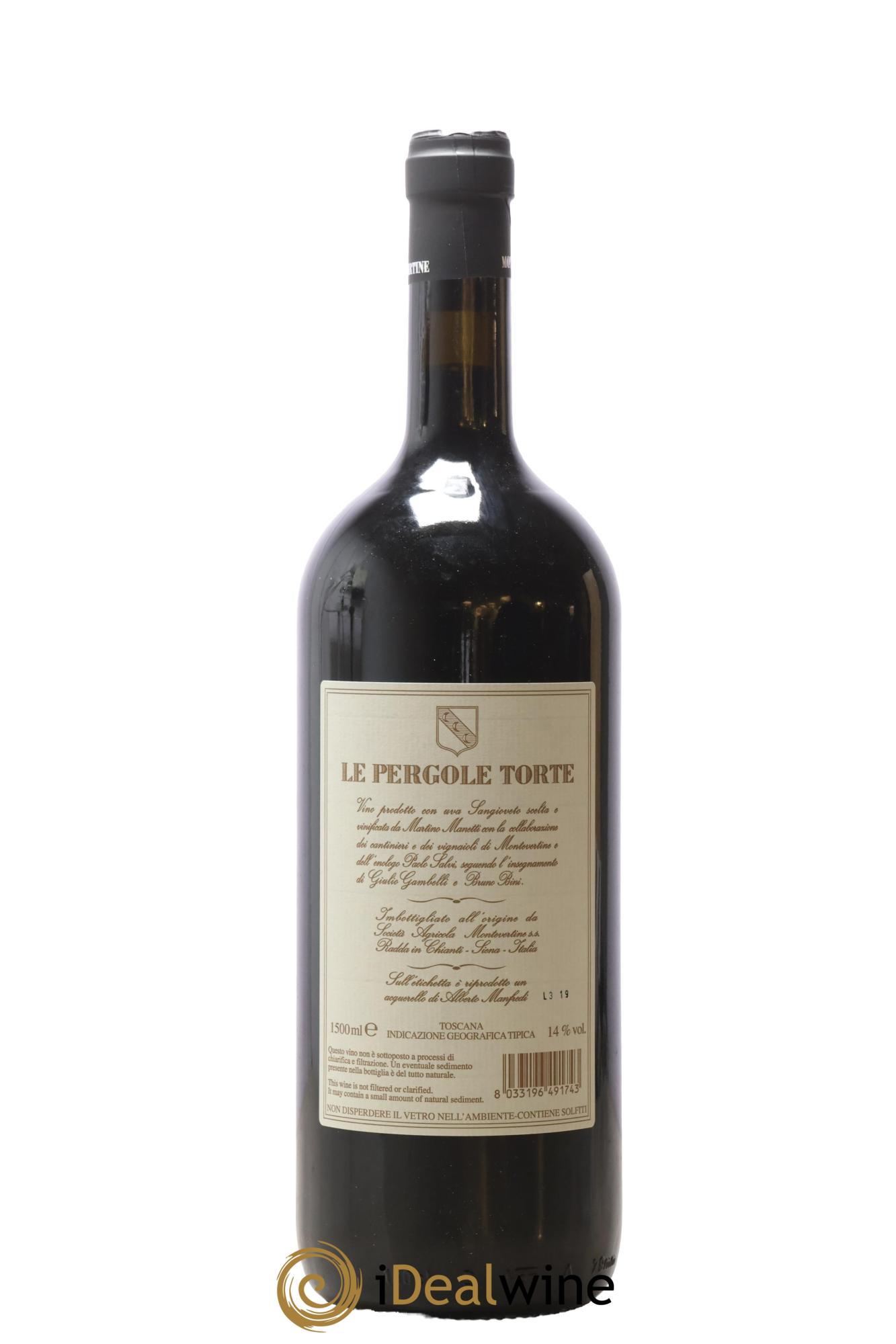 Toscana IGT Montevertine Le Pergole Torte Famille Manetti 2016 - Posten von 1 Magnum - 2