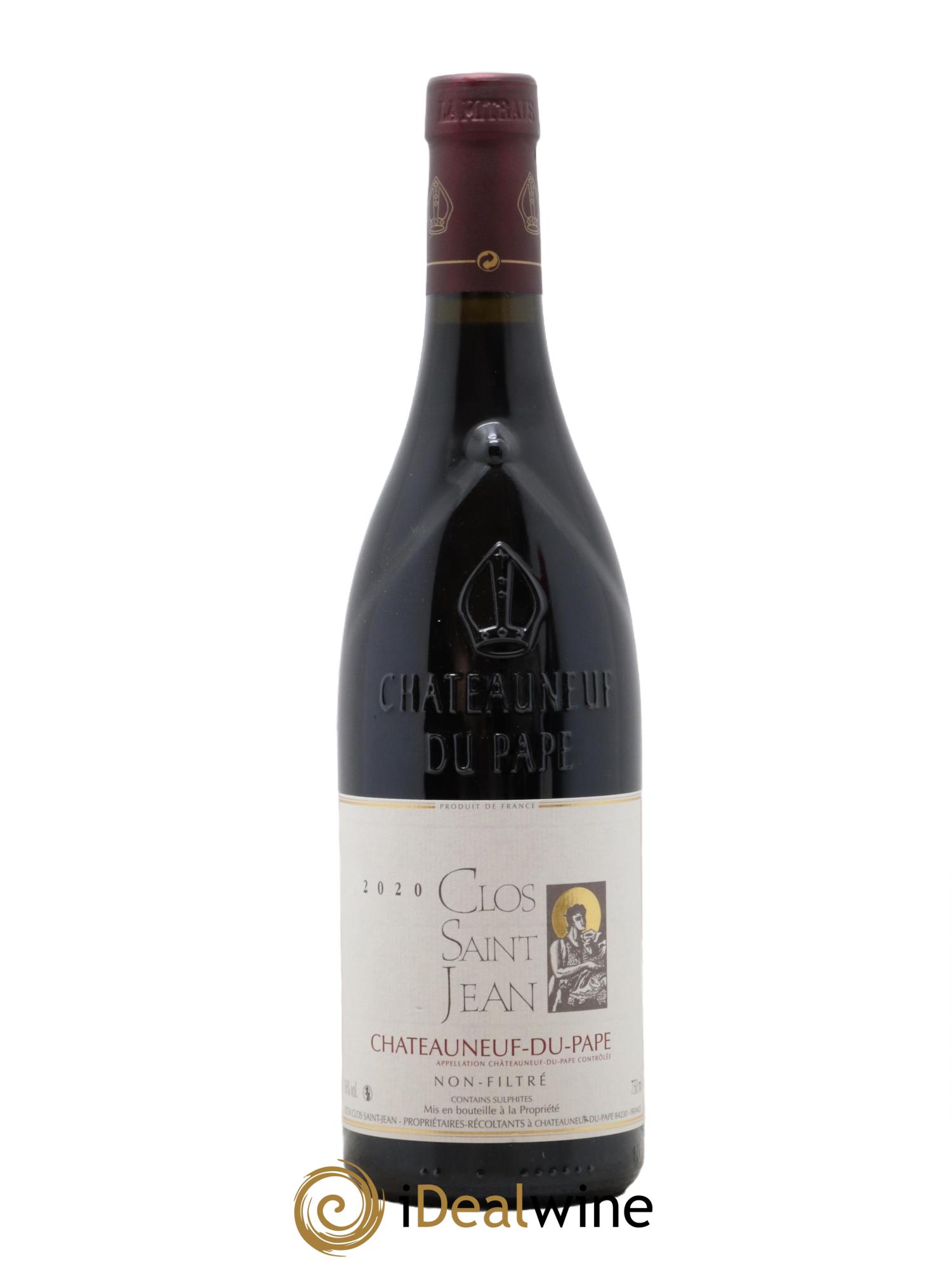 Châteauneuf-du-Pape Clos Saint-Jean Pascal et Vincent Maurel 2020 - Lot de 1 bouteille - 0