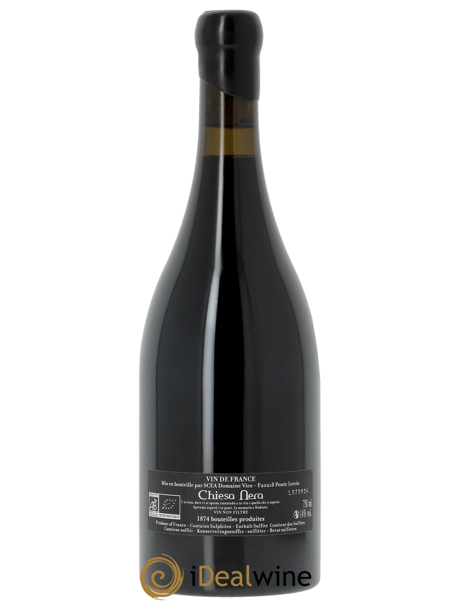 Vin de France Chiesa Nera Clos Venturi  2022 - Lot of 1 bottle - 2