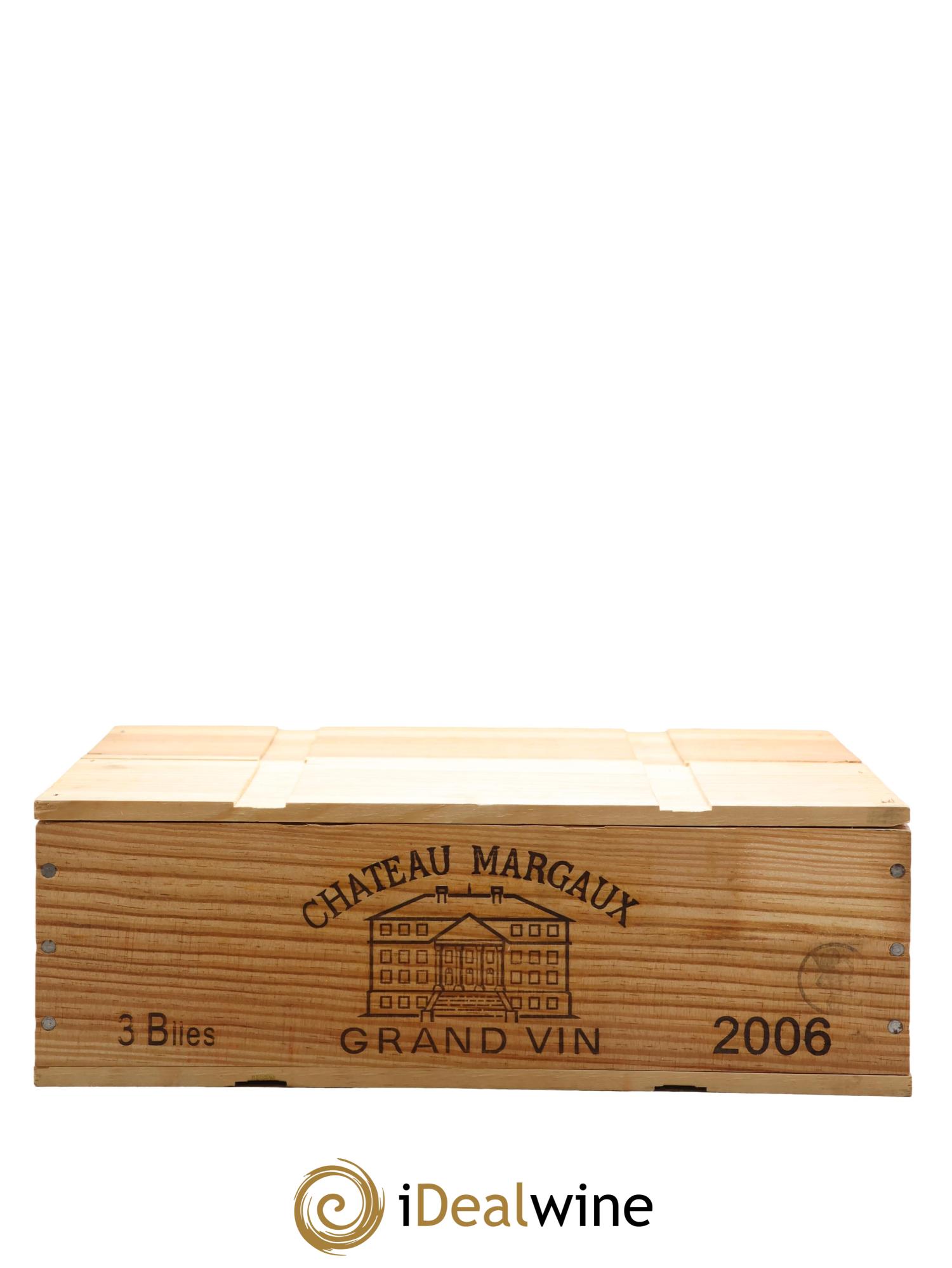Château Margaux 1er Grand Cru Classé 2006 - Lot of 3 bottles - 3