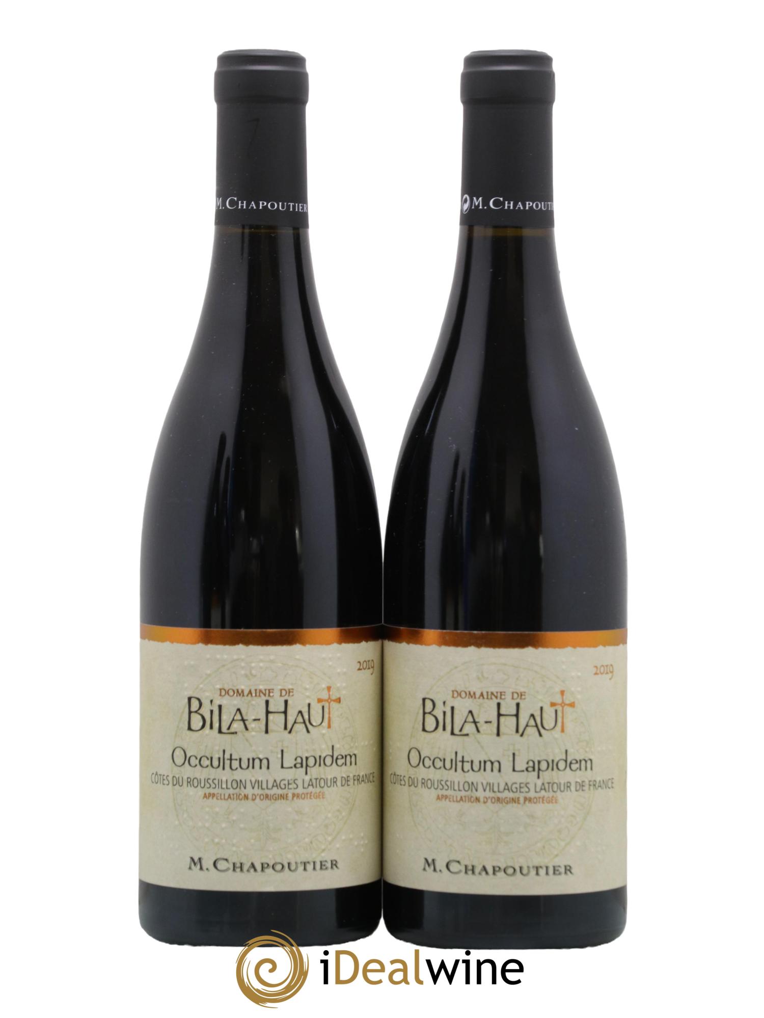 Côtes du Roussillon Villages Latour de France Bila-Haut (Domaine) Occultum Lapidem Chapoutier 2019 - Lot de 2 bouteilles - 0