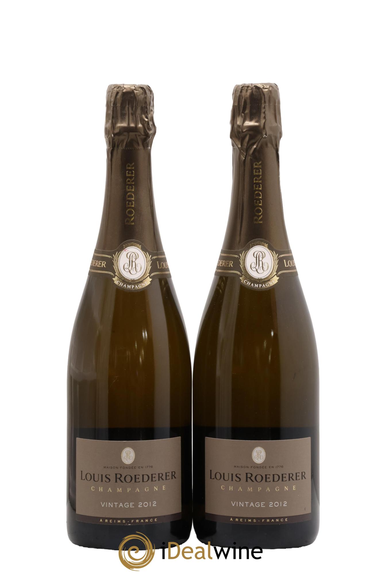 Millésimé Brut Louis Roederer 2012 - Posten von 2 Flaschen - 0