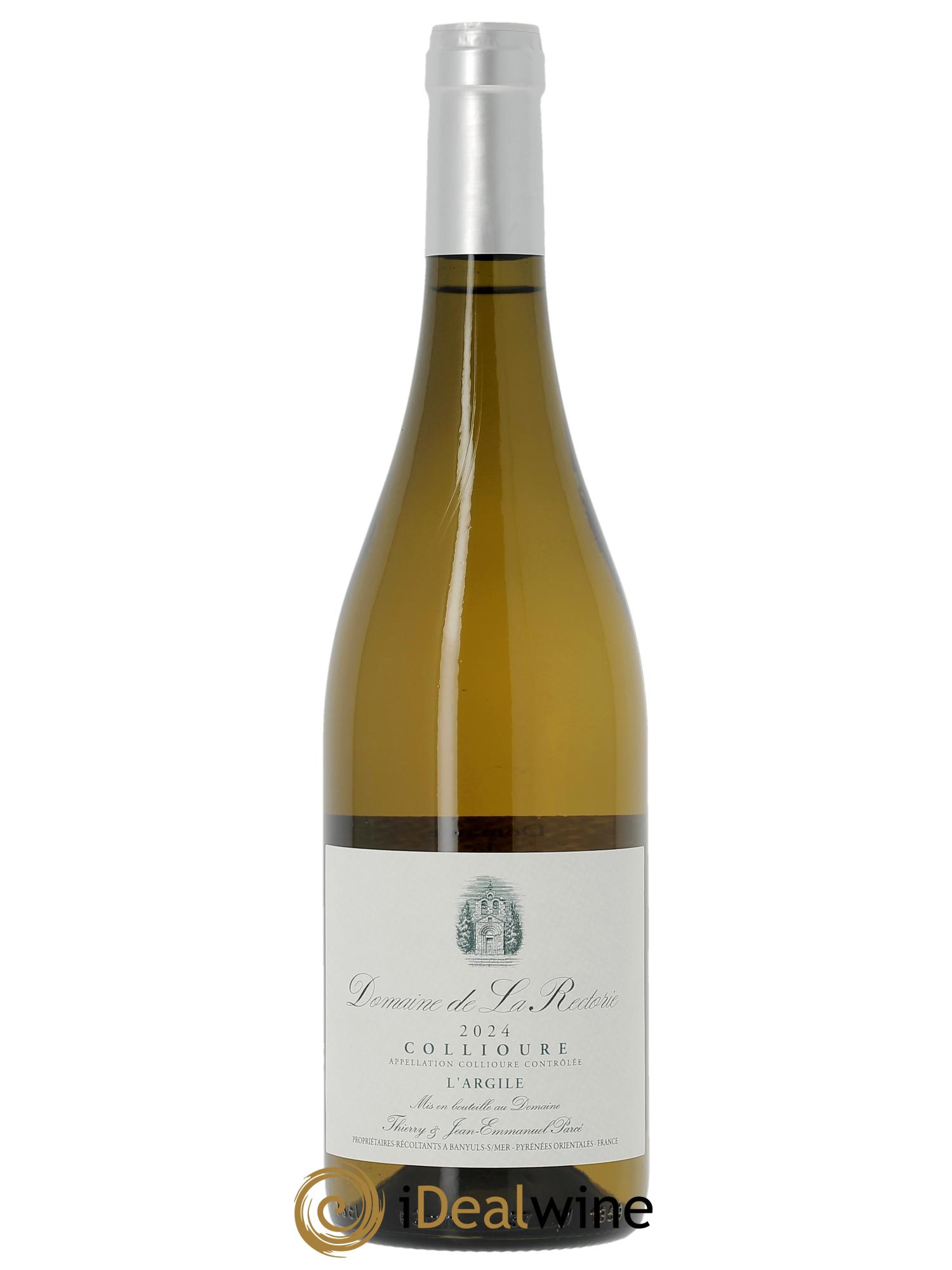 Collioure La Rectorie (Domaine de) L'Argile Thierry et Jean Emmanuel Parcé 2024 - Posten von 1 Flasche - 0