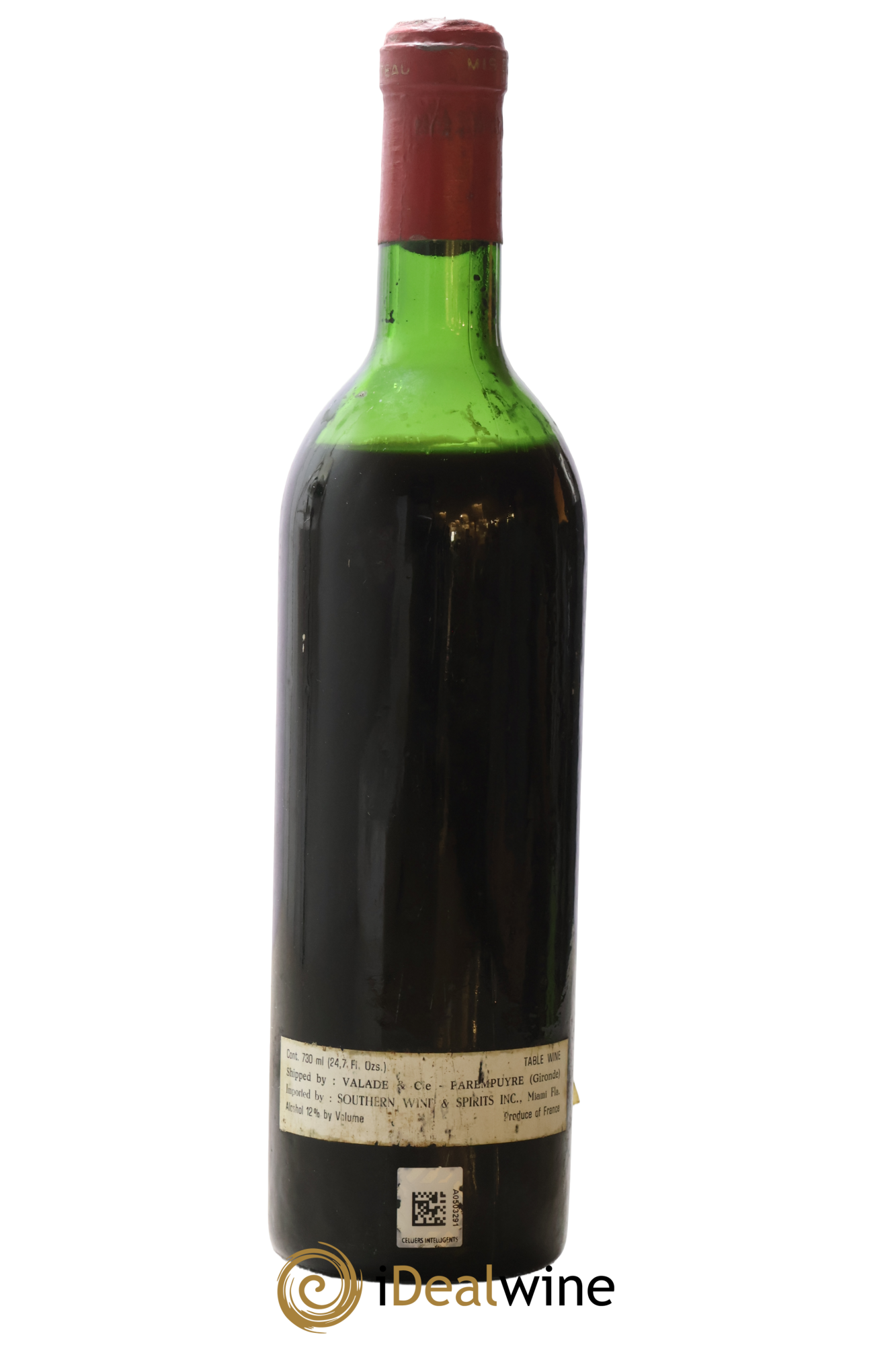 Château Mouton Rothschild 1er Grand Cru Classé 1969 - Lot of 1 bottle - 1