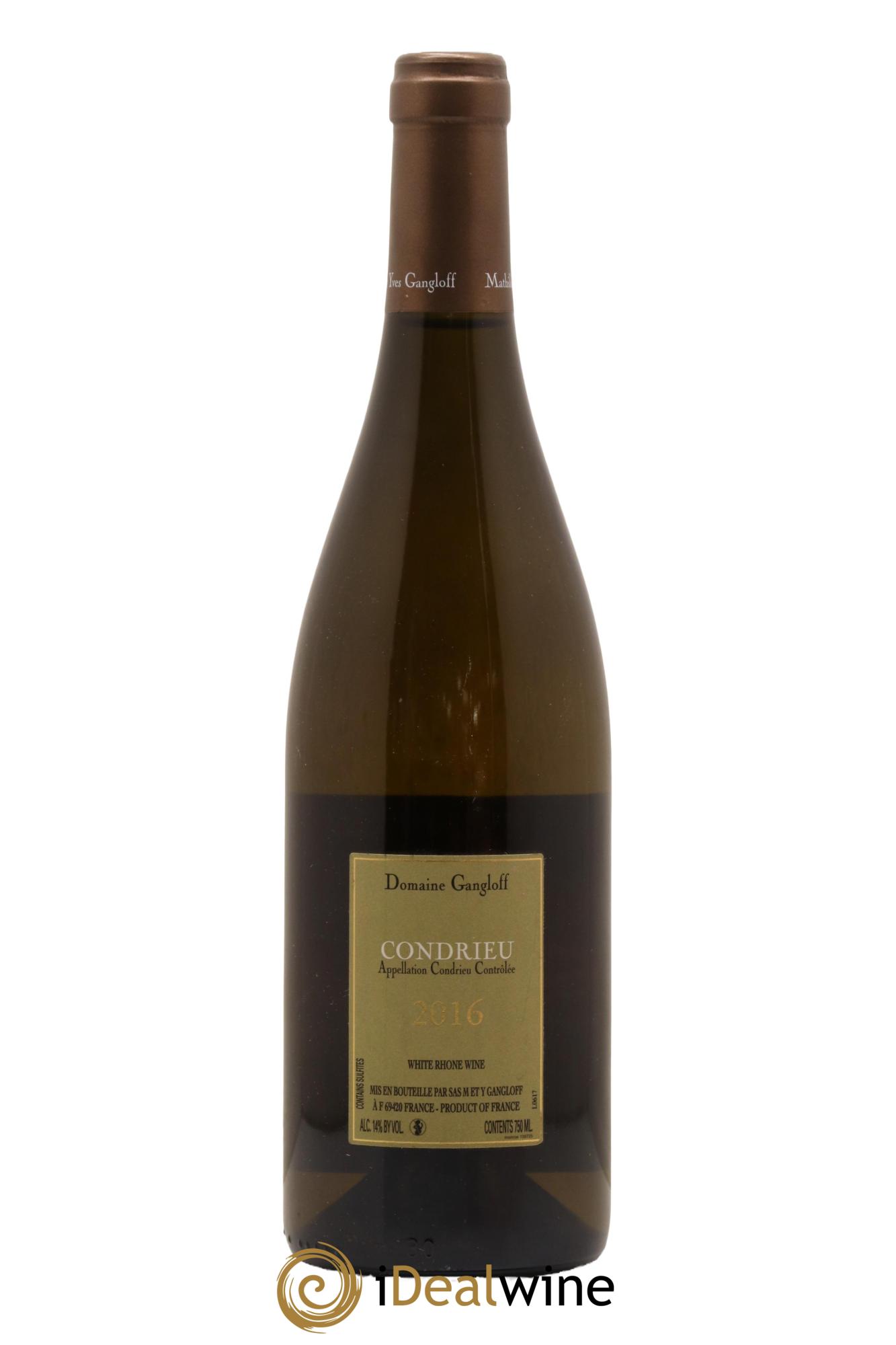 Condrieu Domaine Gangloff (Domaine) 2016 - Lot of 1 bottle - 1