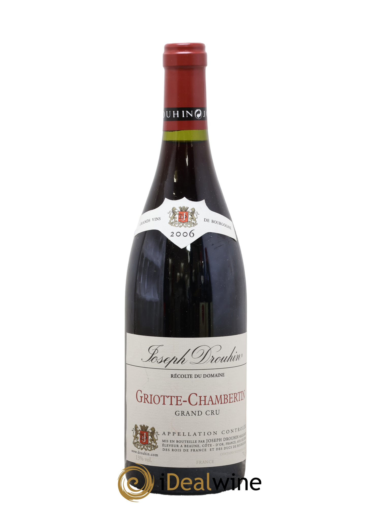 Griotte-Chambertin Grand Cru Joseph Drouhin 2006 - Lot de 1 bouteille - 0
