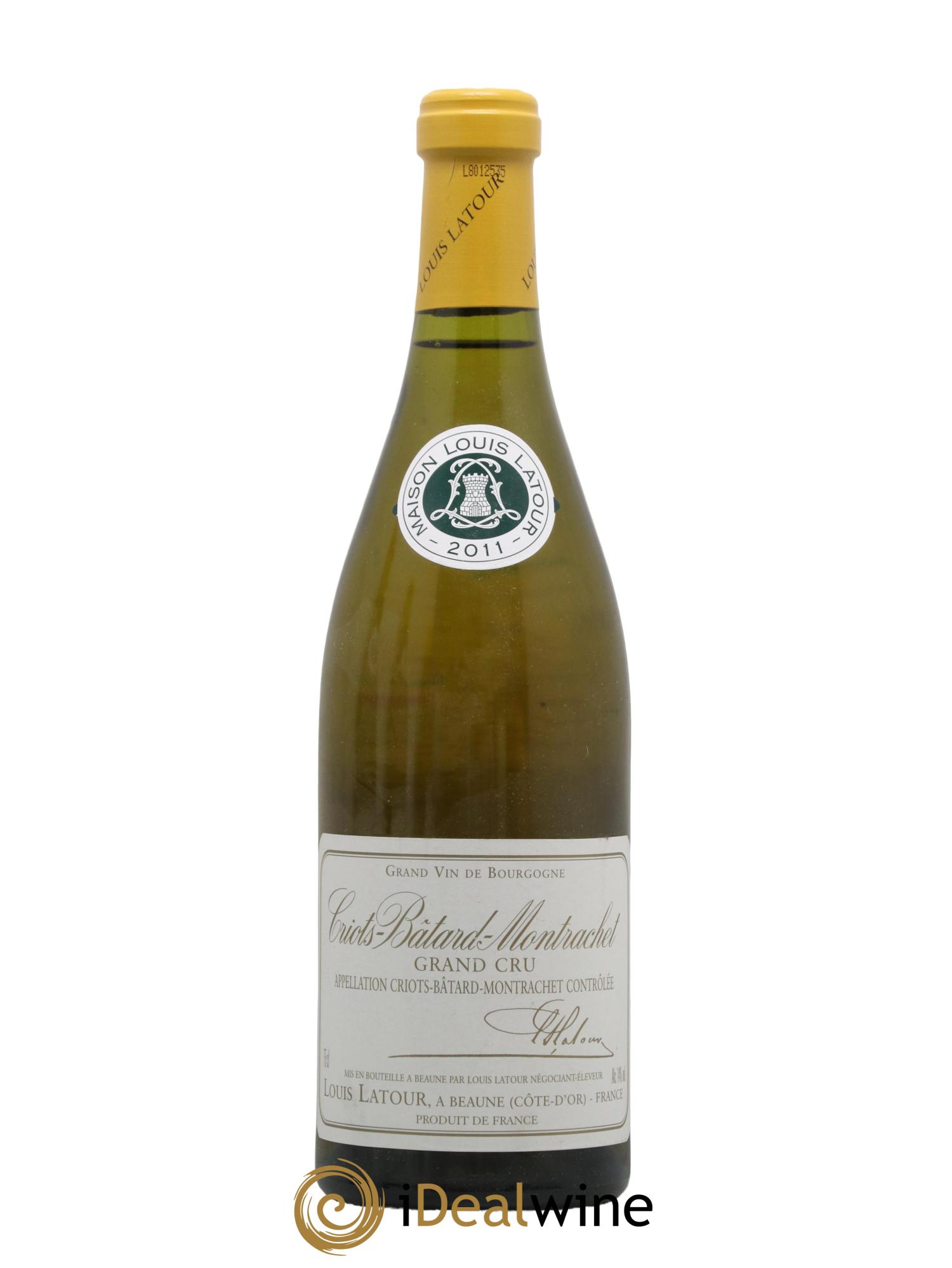 Criots-Bâtard-Montrachet Grand Cru Louis Latour 2011 - Lot de 1 bouteille - 0