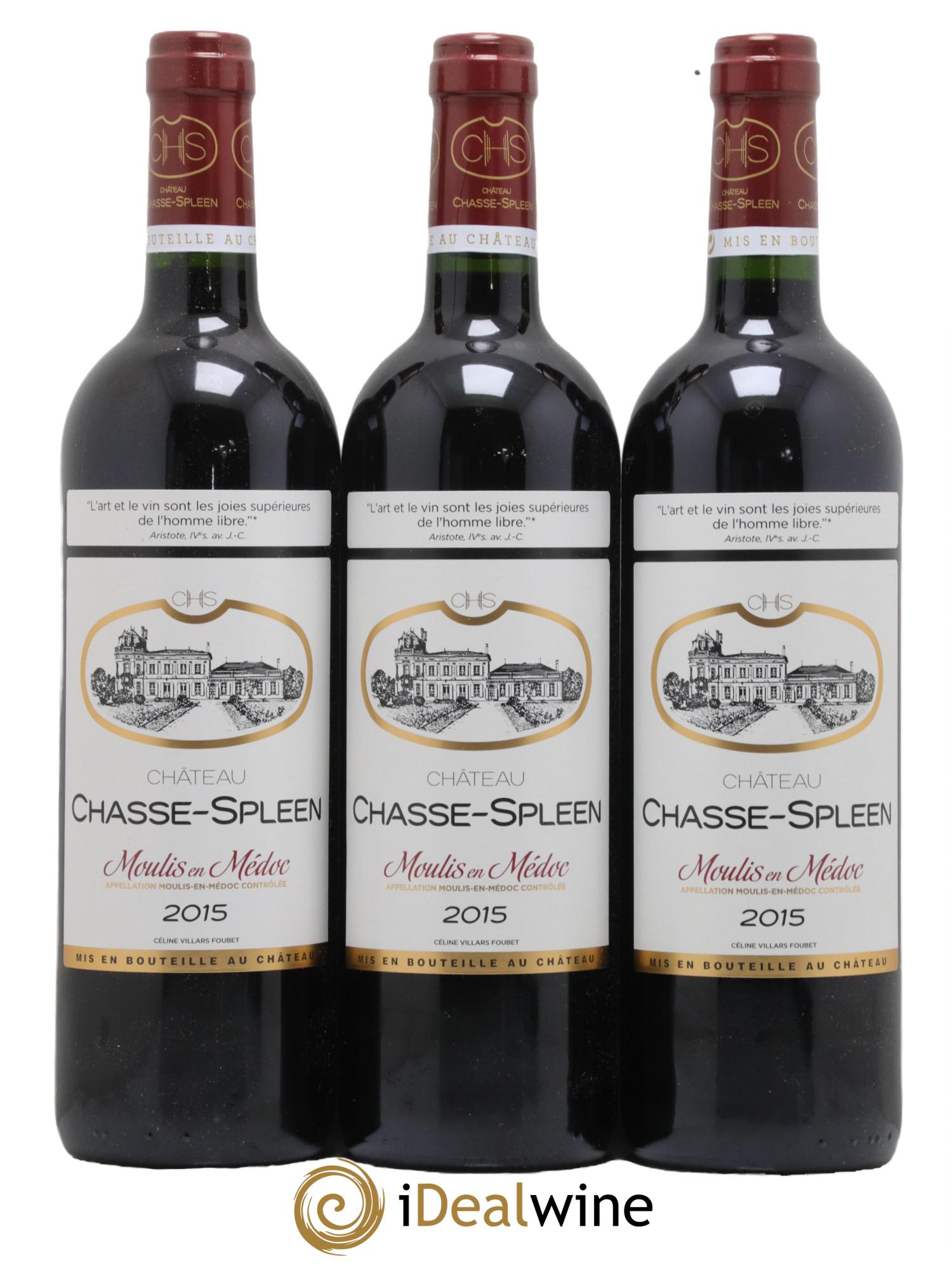 Château Chasse Spleen 2015 - Lot de 6 bouteilles - 1