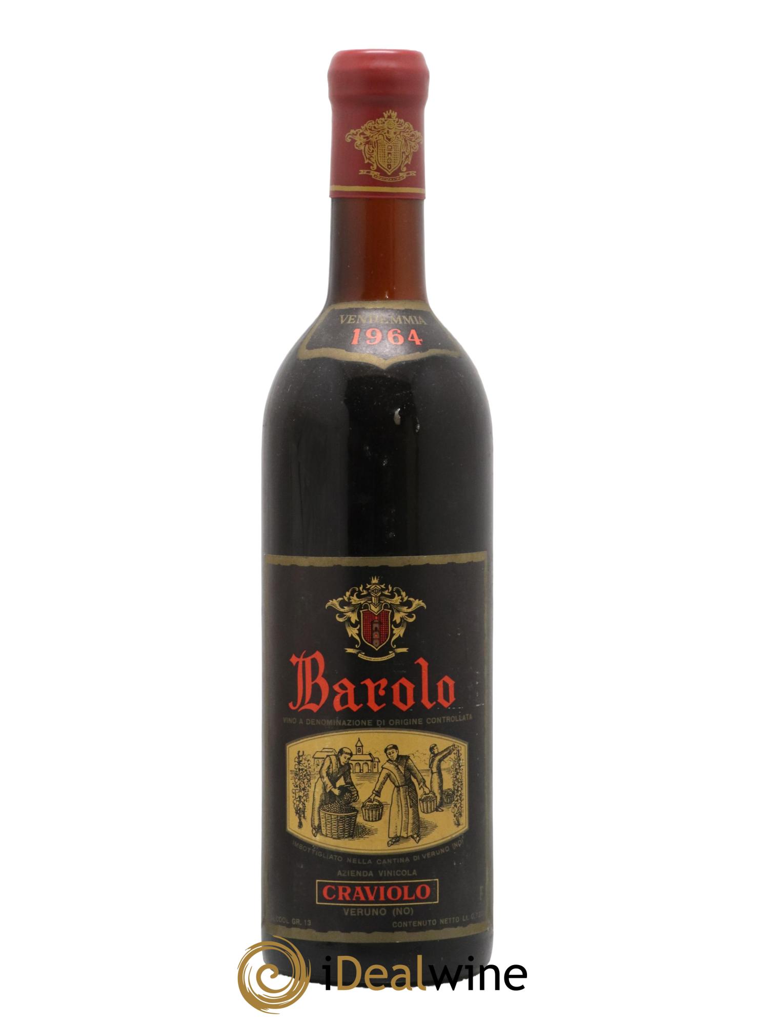 Barolo Craviolo 1964 - Posten von 1 Flasche - 0