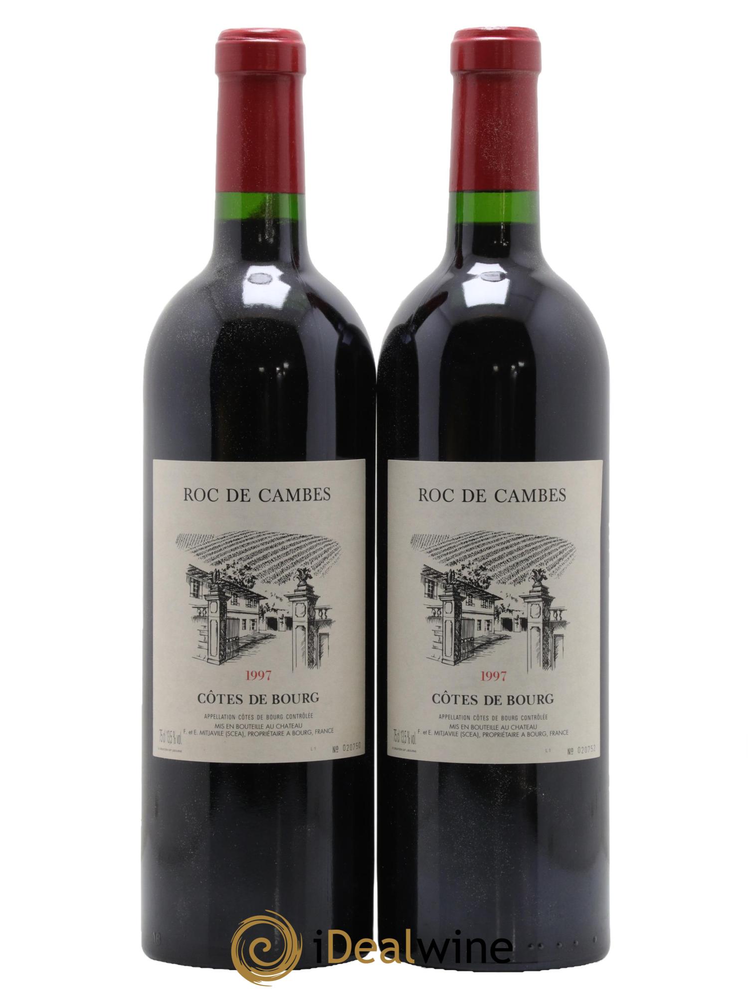 Roc de Cambes 1997 - Lot of 2 bottles - 0
