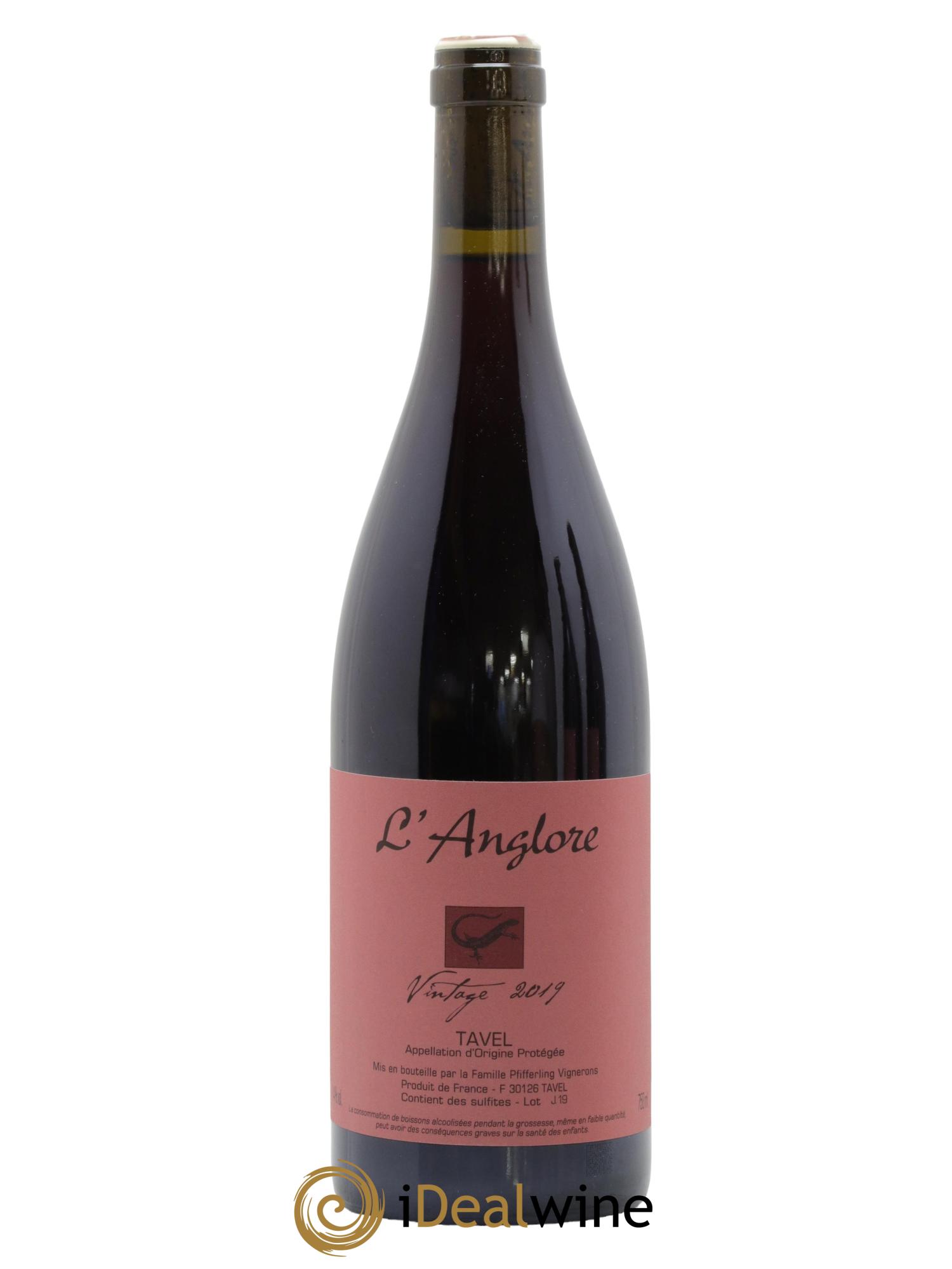 Tavel Vintage L'Anglore 2019 - Lotto di 1 bottiglia - 0