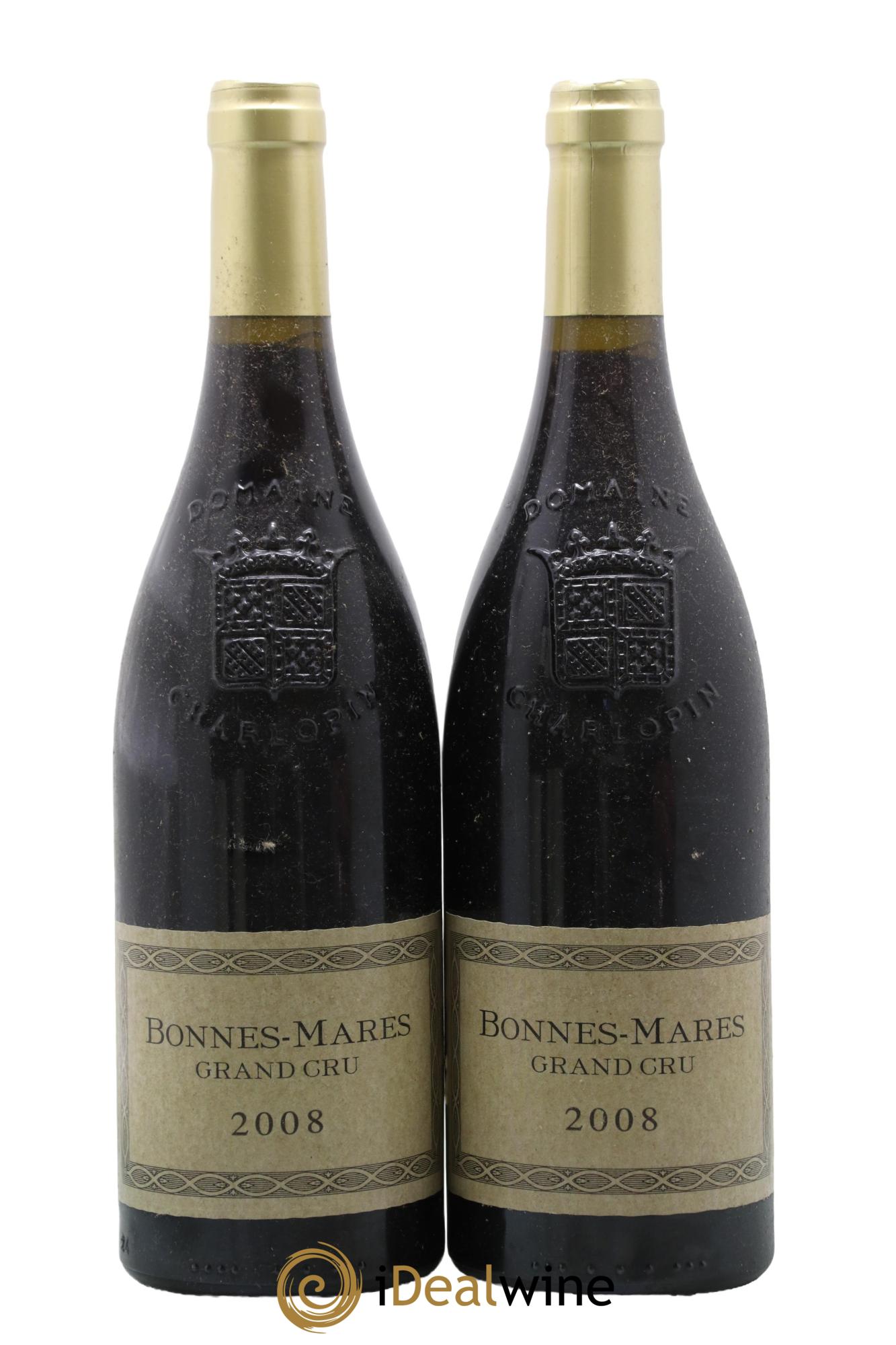 Bonnes-Mares Grand Cru Charlopin-Parizot 2008 - Lot de 2 bouteilles - 0