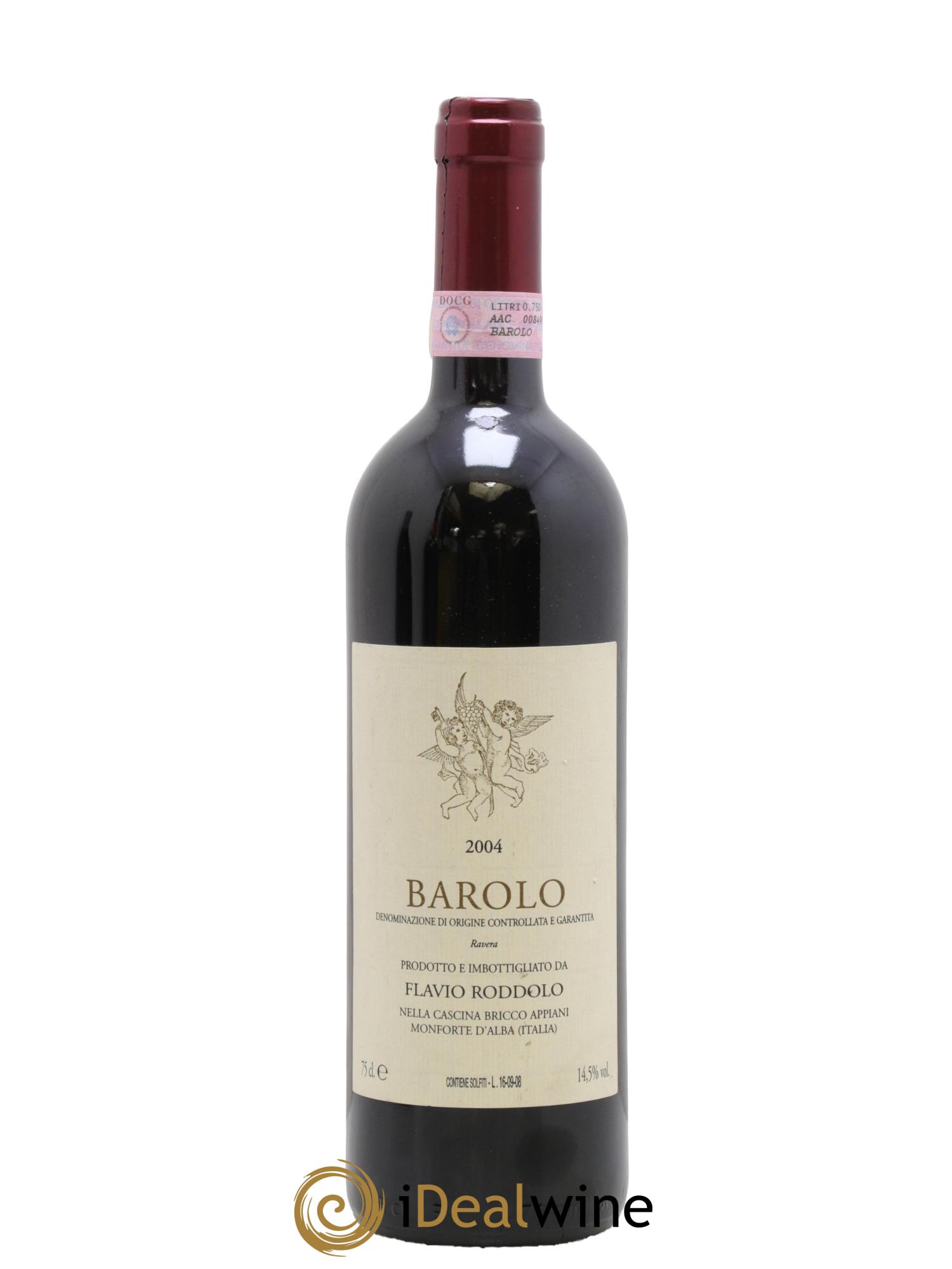 Barolo Ravera Flavio Roddolo 2004 - Lotto di 1 bottiglia - 0