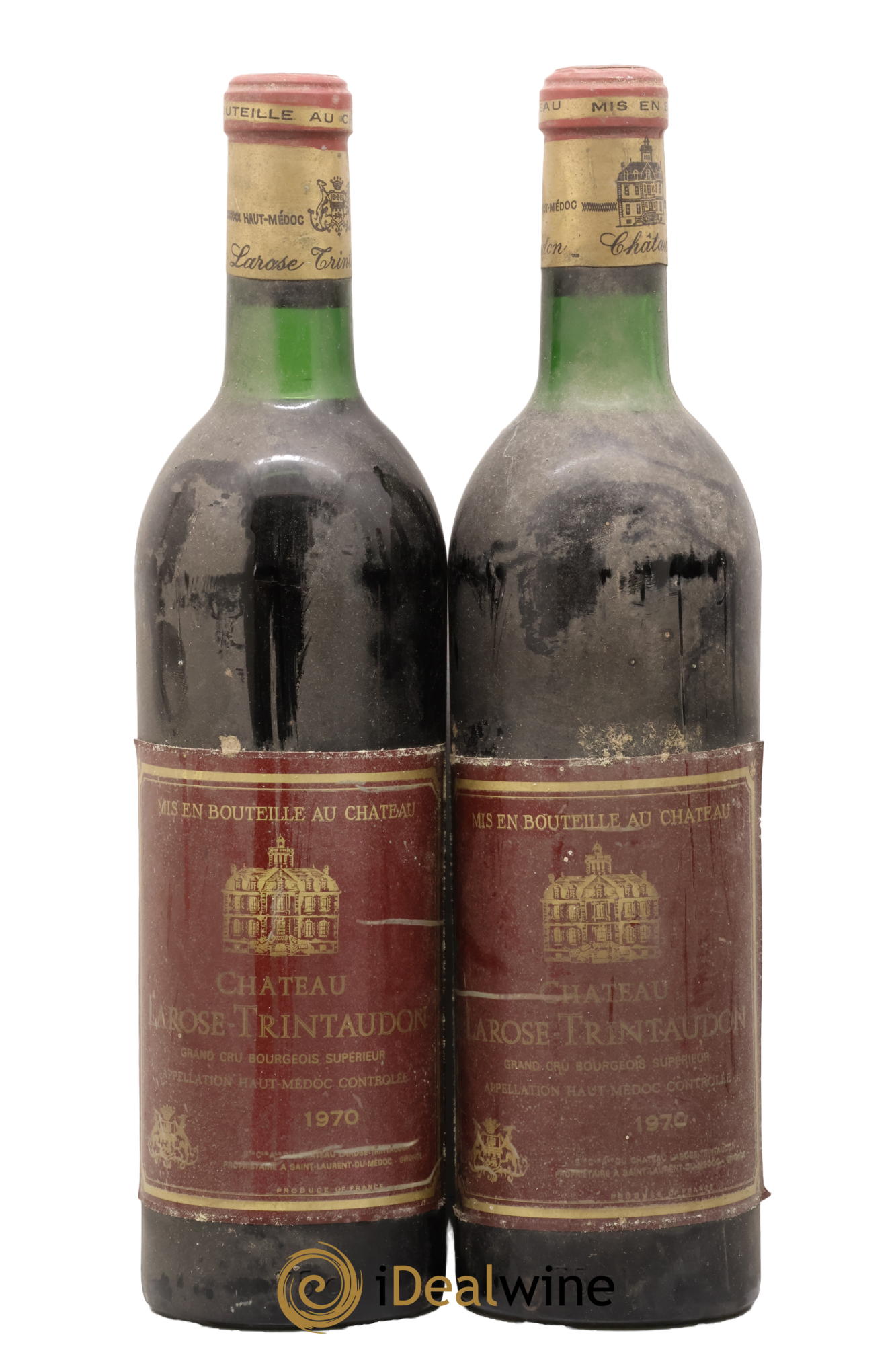 Château Larose Trintaudon Cru Bourgeois 1970 - Lot of 2 bottles - 0