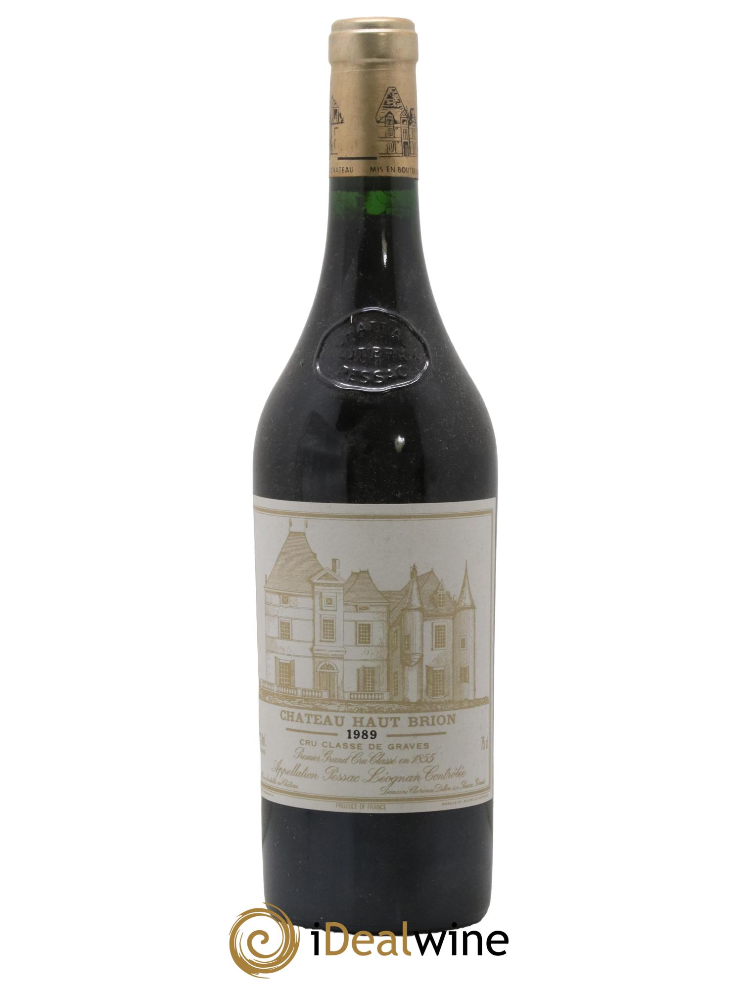 Château Haut Brion 1er Grand Cru Classé 1989 - Lot de 1 bouteille - 0