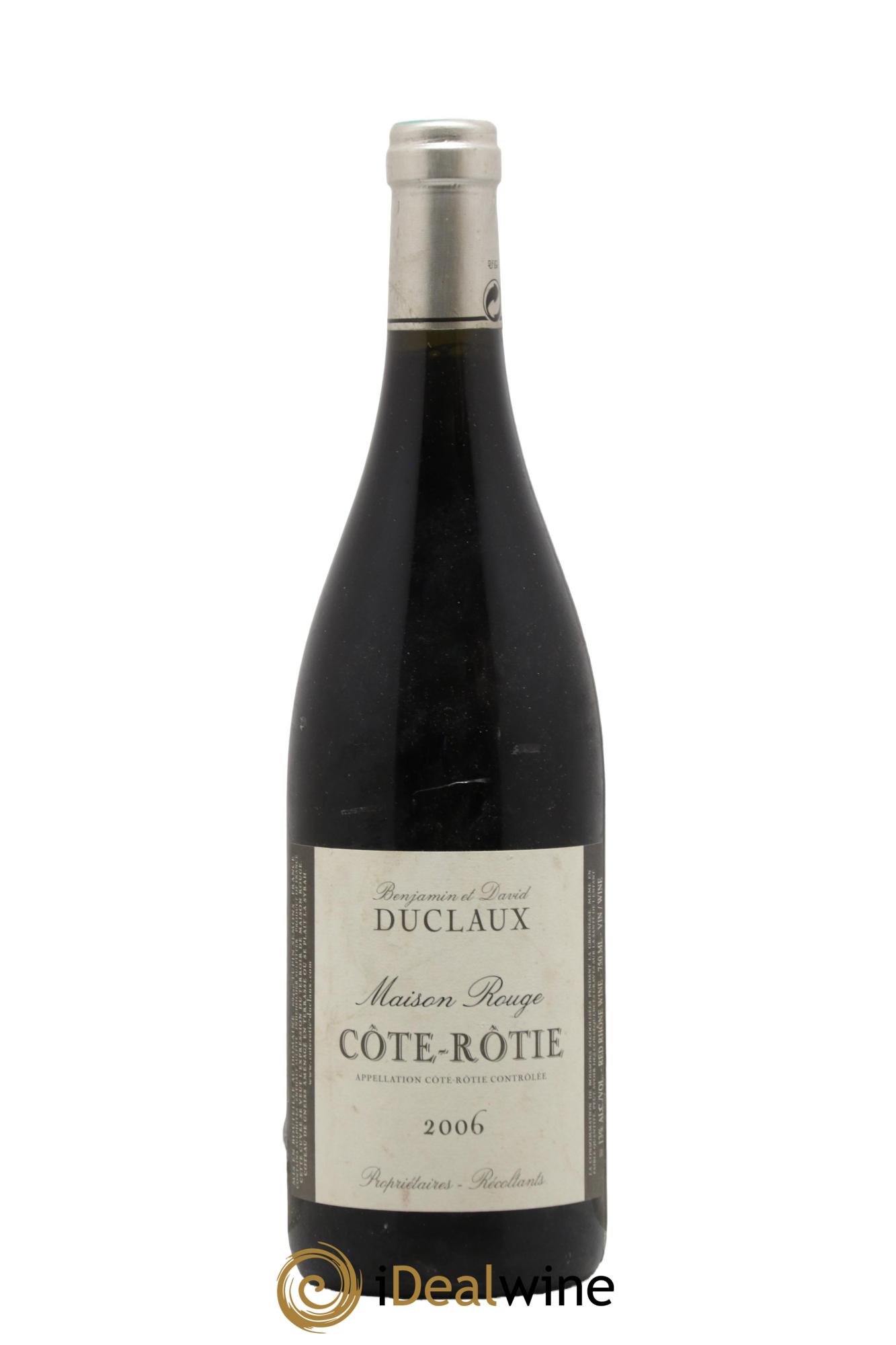 Côte-Rôtie Maison Rouge Domaine Duclaux 2006 - Lot de 1 bouteille - 0