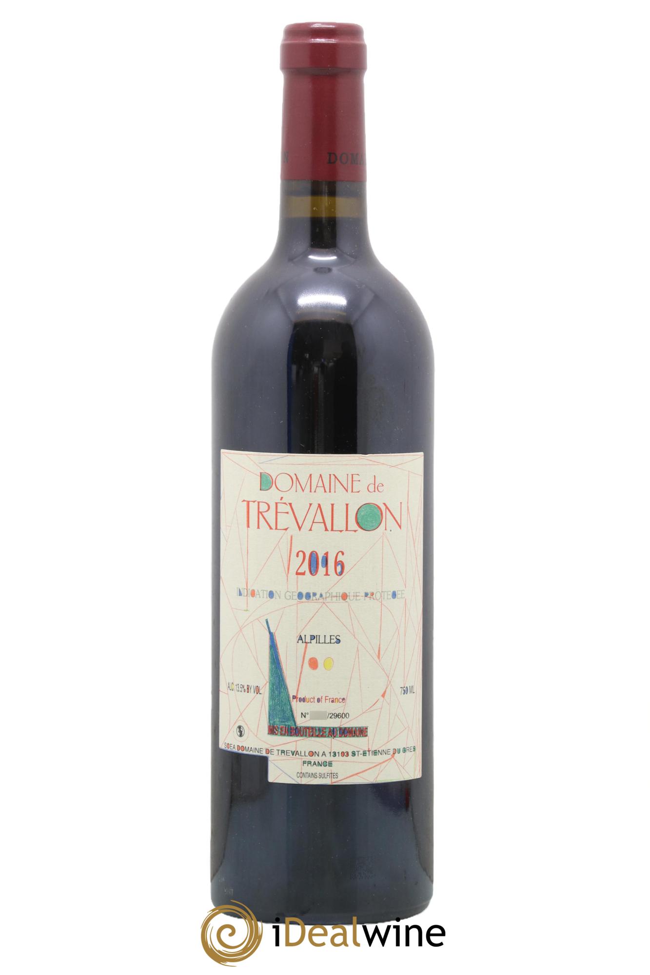 Alpilles Trévallon (Domaine de) Eloi Dürrbach 2016 - Lot de 1 bouteille - 0
