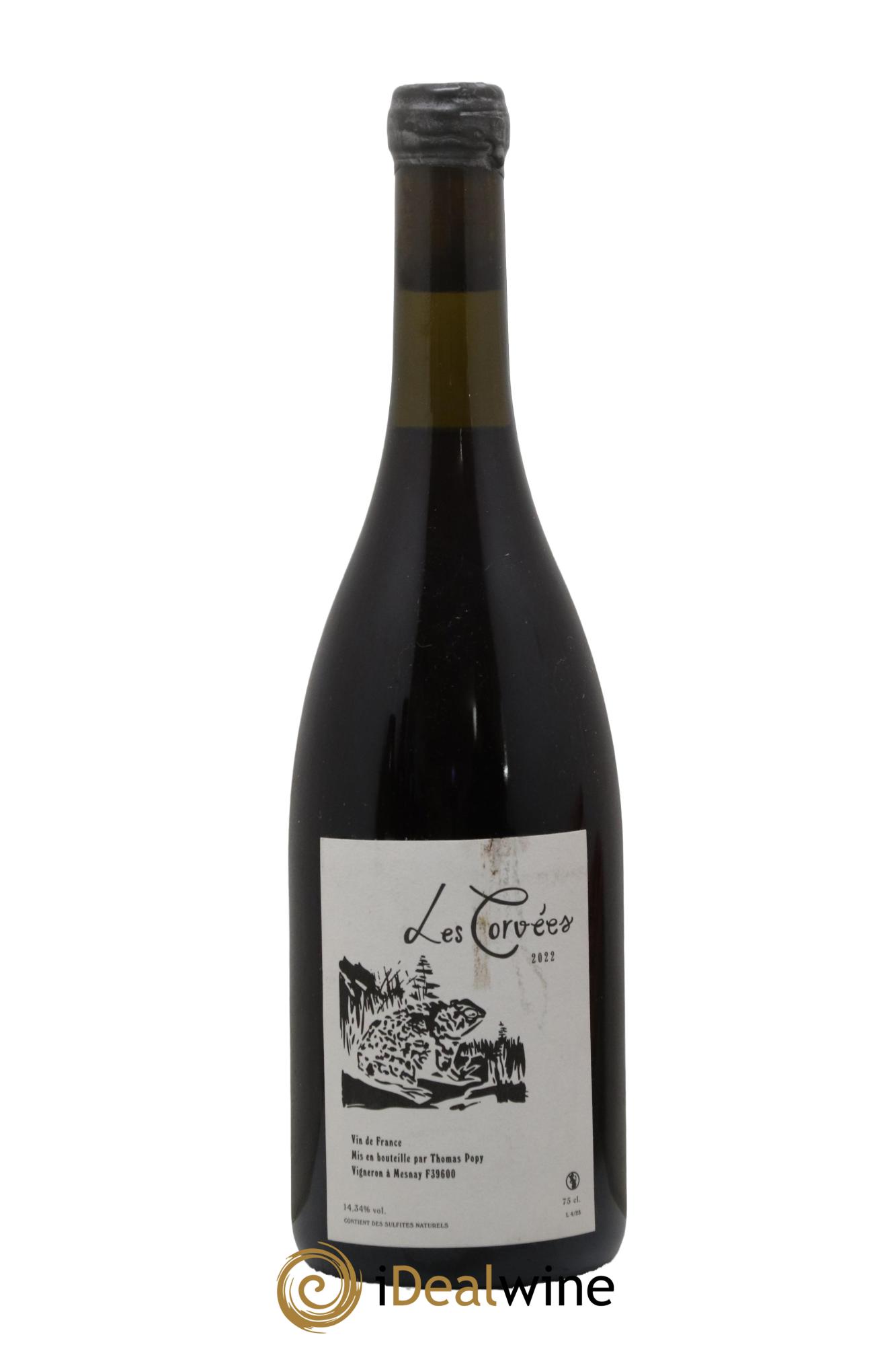 Vin de France Les Corvées Thomas Popy 2022 - Lot de 1 bouteille - 0