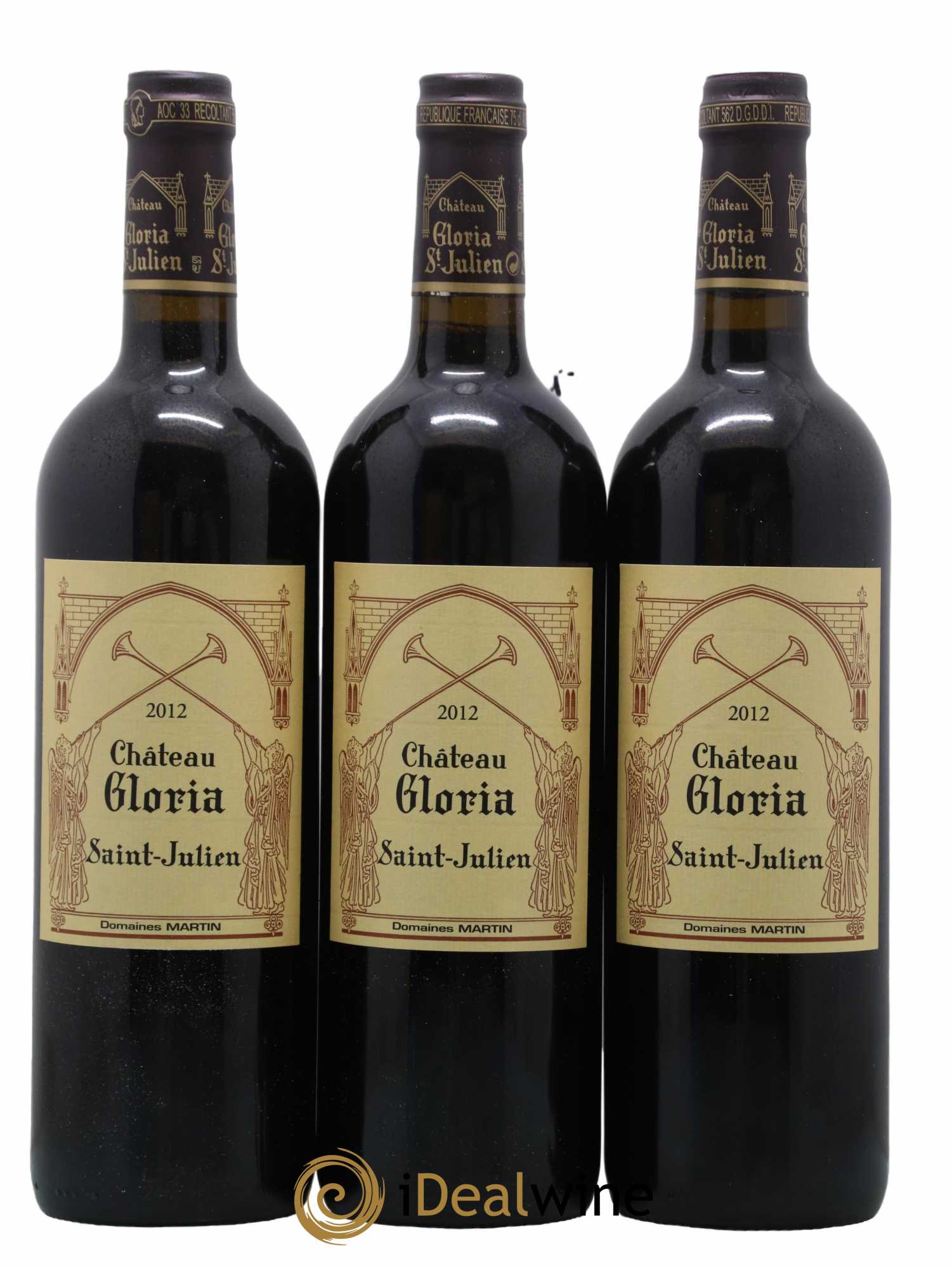 Château Gloria  2012 - Lot of 12 bottles - 4