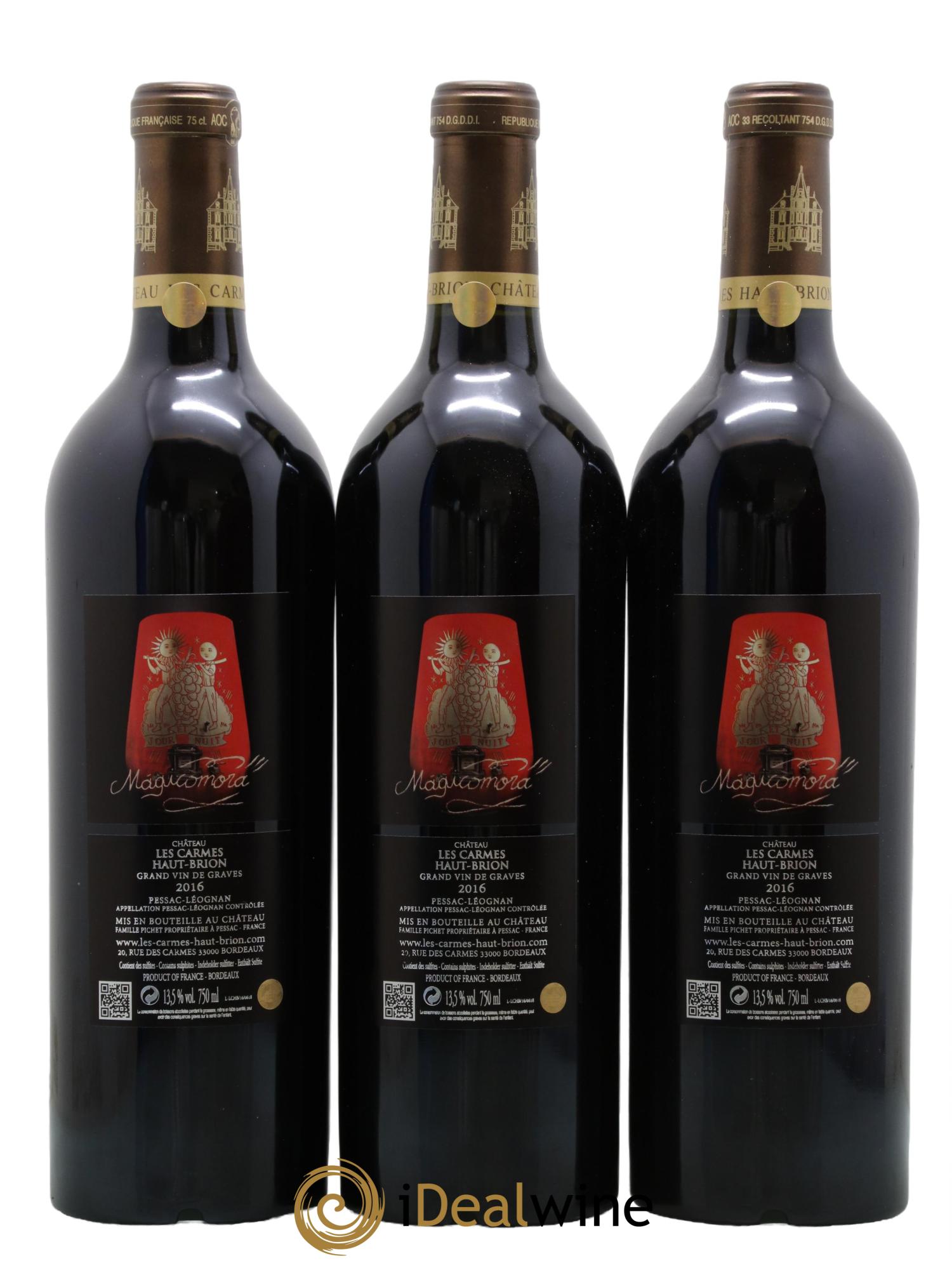 Château Les Carmes Haut-Brion 2016 - Lot de 6 bouteilles - 4