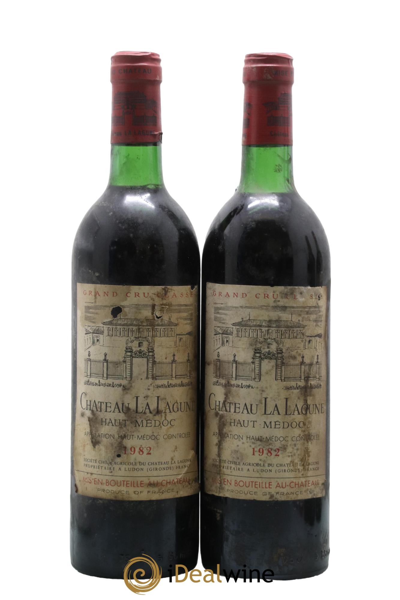 Château la Lagune 3ème Grand Cru Classé 1982 - Lot of 2 bottles - 0