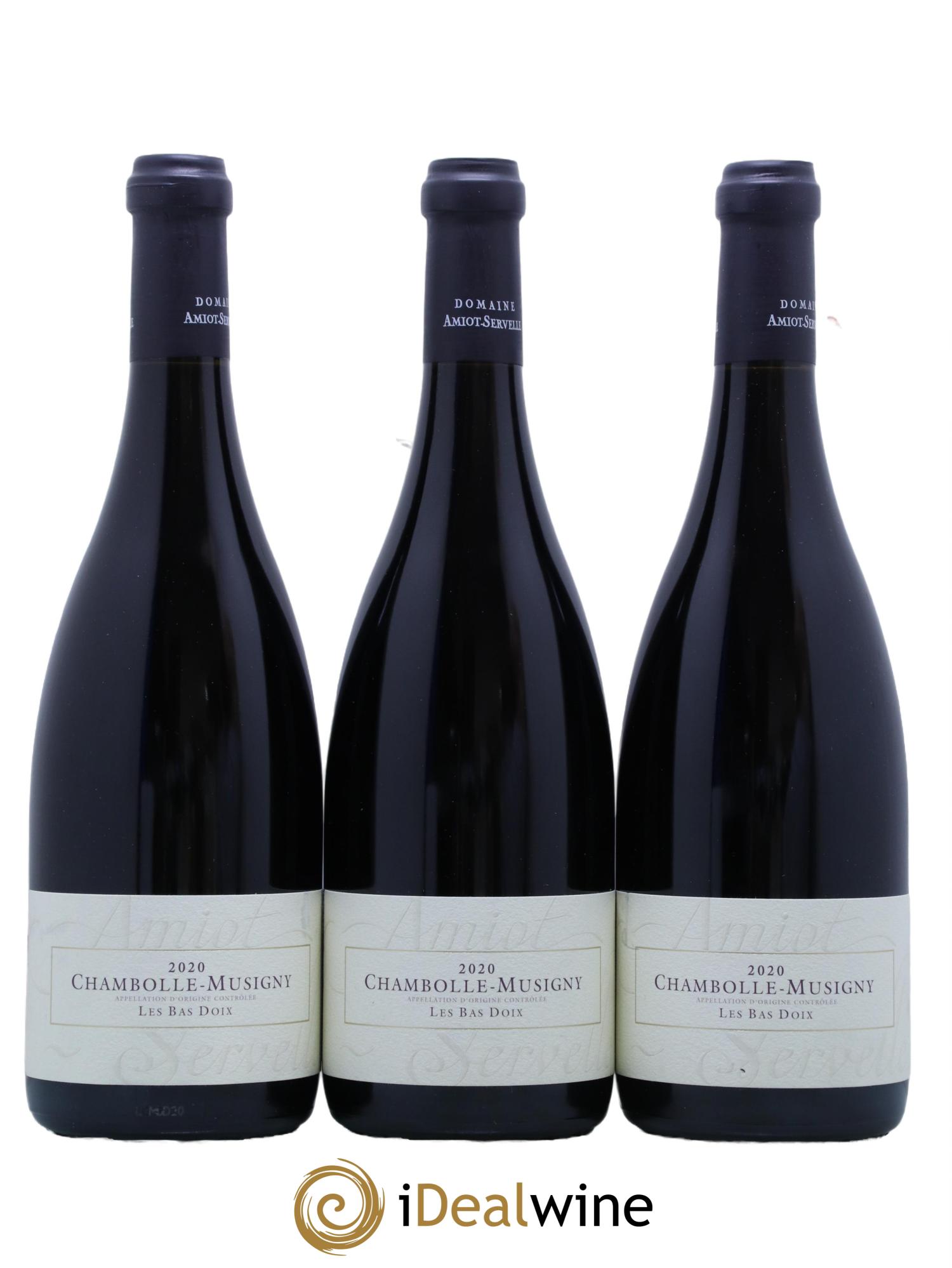 Chambolle-Musigny Les Bas Doix Amiot-Servelle 2020 - Lotto di 3 bottiglie - 0