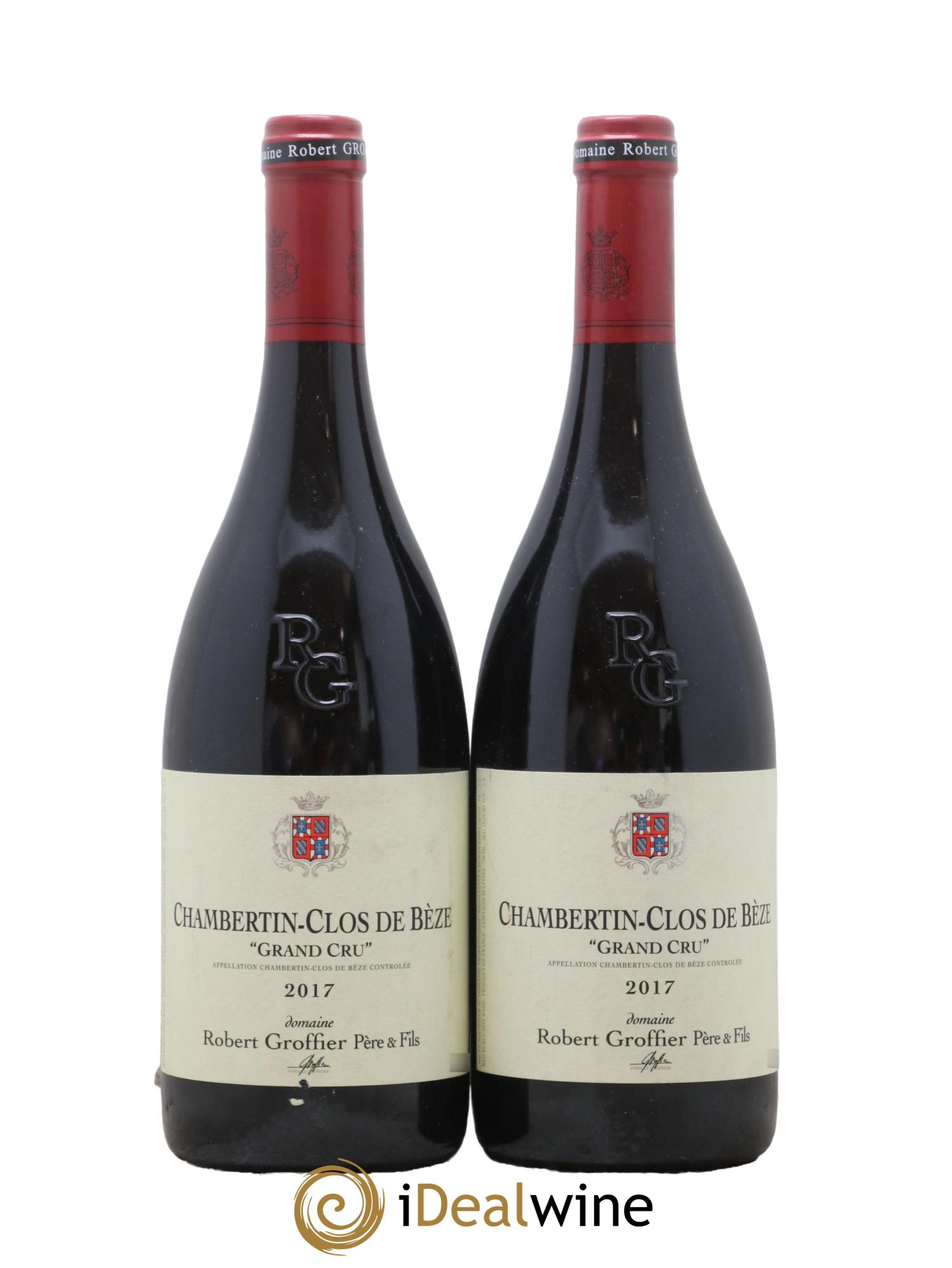 Chambertin Clos de Bèze Grand Cru Robert Groffier Père & Fils (Domaine) 2017 - Lot de 2 bouteilles - 0