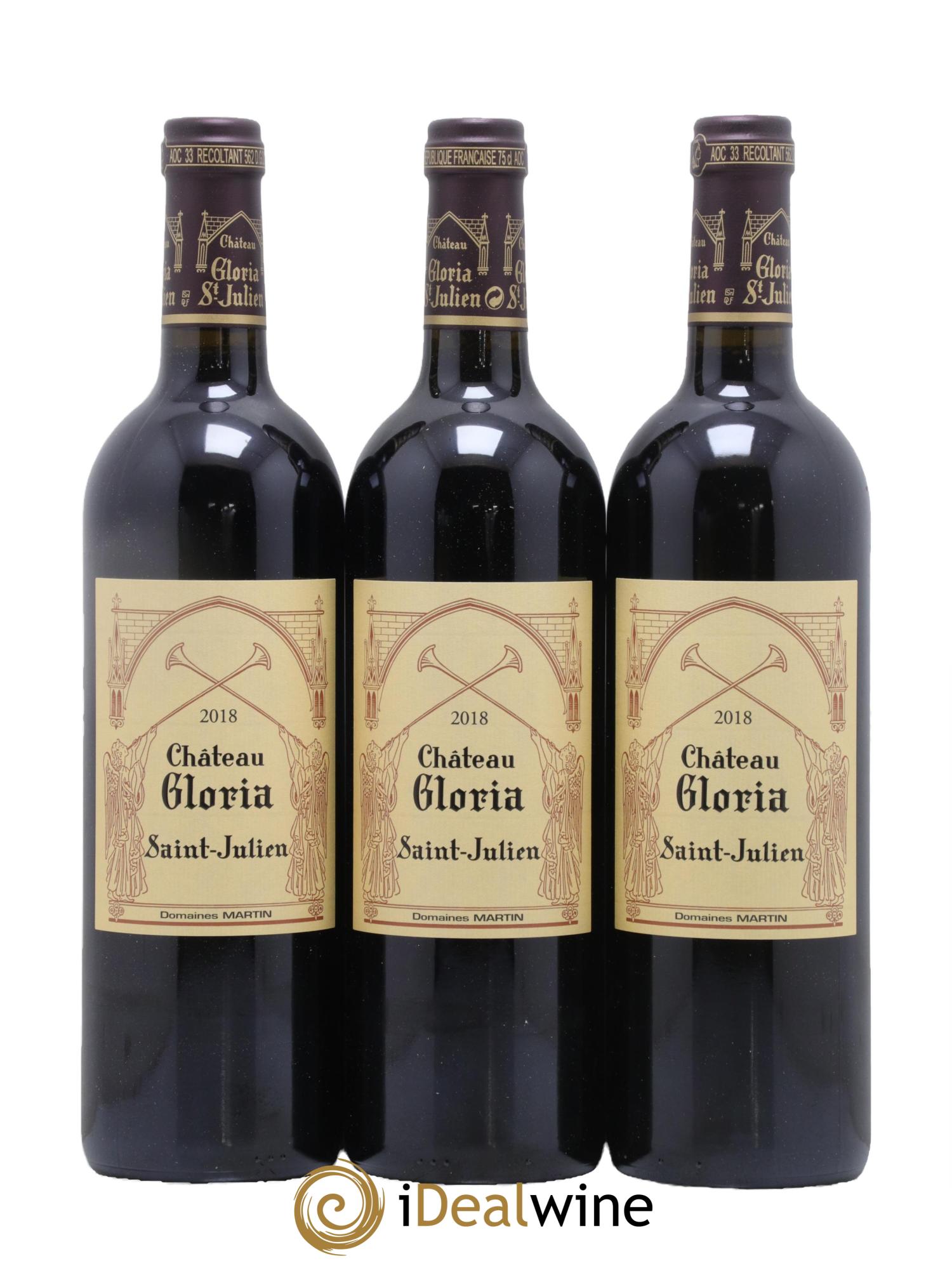 Château Gloria 2018 - Lot de 6 bouteilles - 1