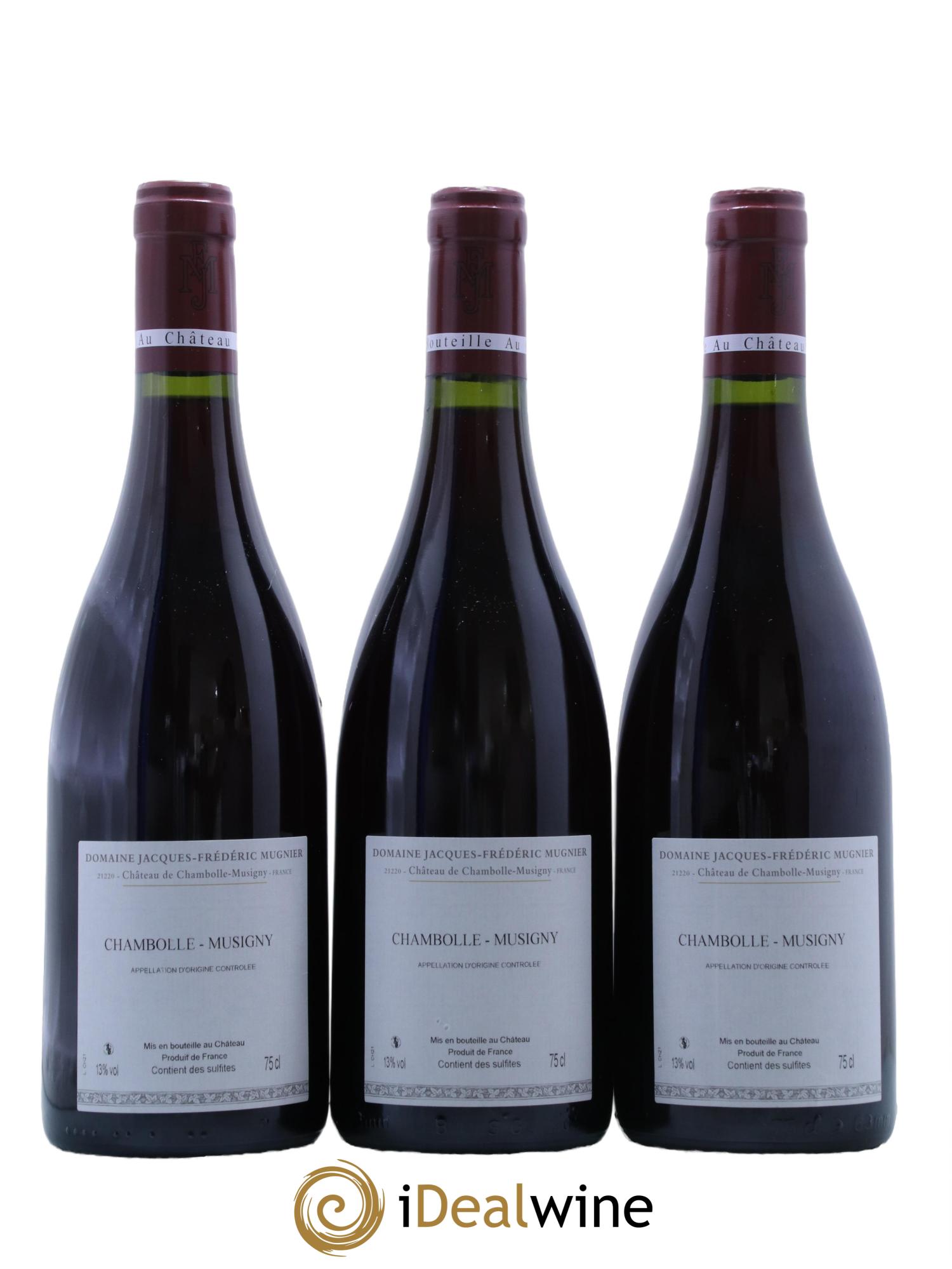 Chambolle-Musigny Jacques-Frédéric Mugnier 2021 - Lot de 3 bouteilles - 1