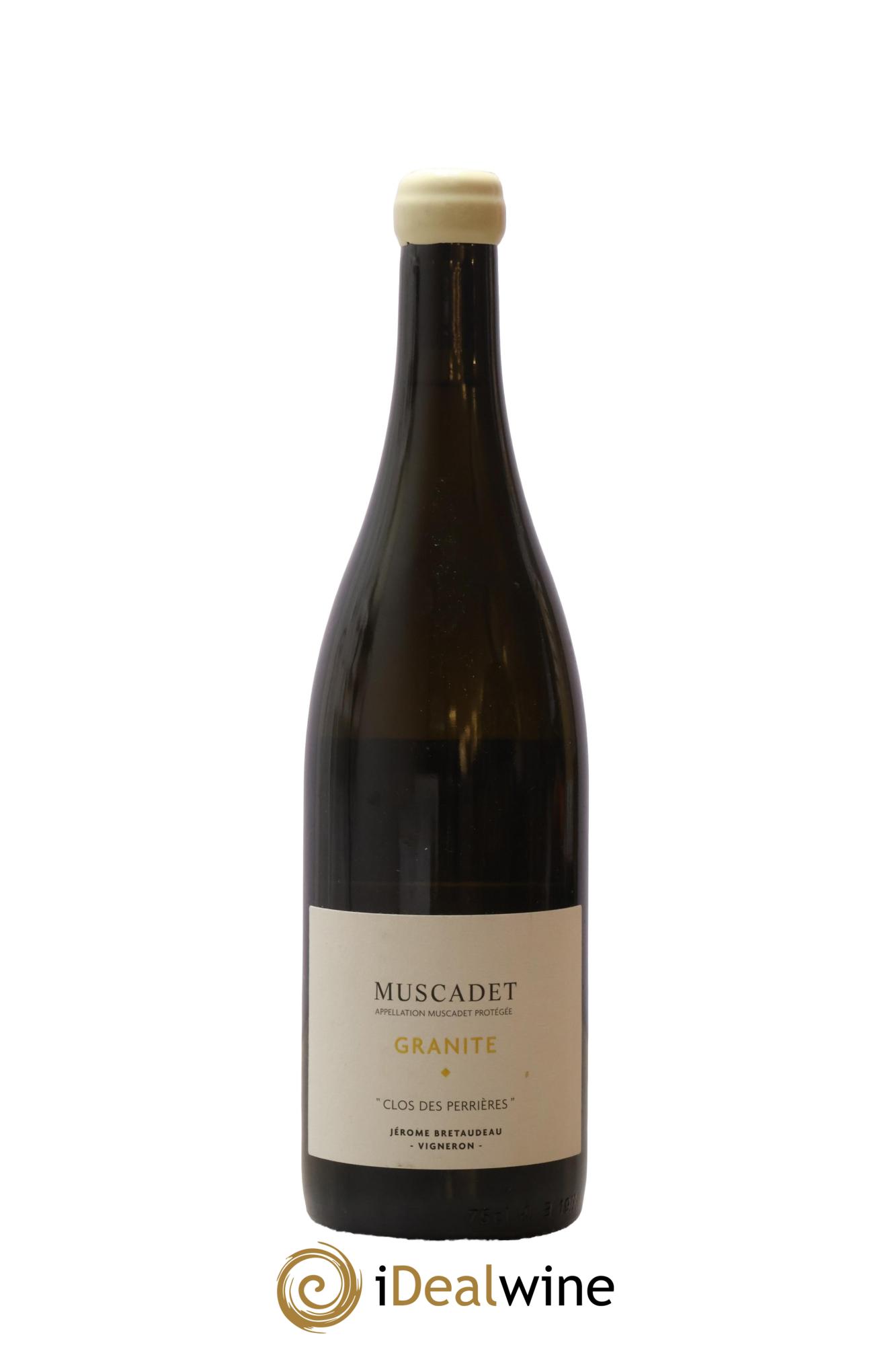 Muscadet-Sèvre-et-Maine Granite Clos des Perrières Jérôme Bretaudeau - Domaine de Bellevue 2019 - Lot de 1 bouteille - 0