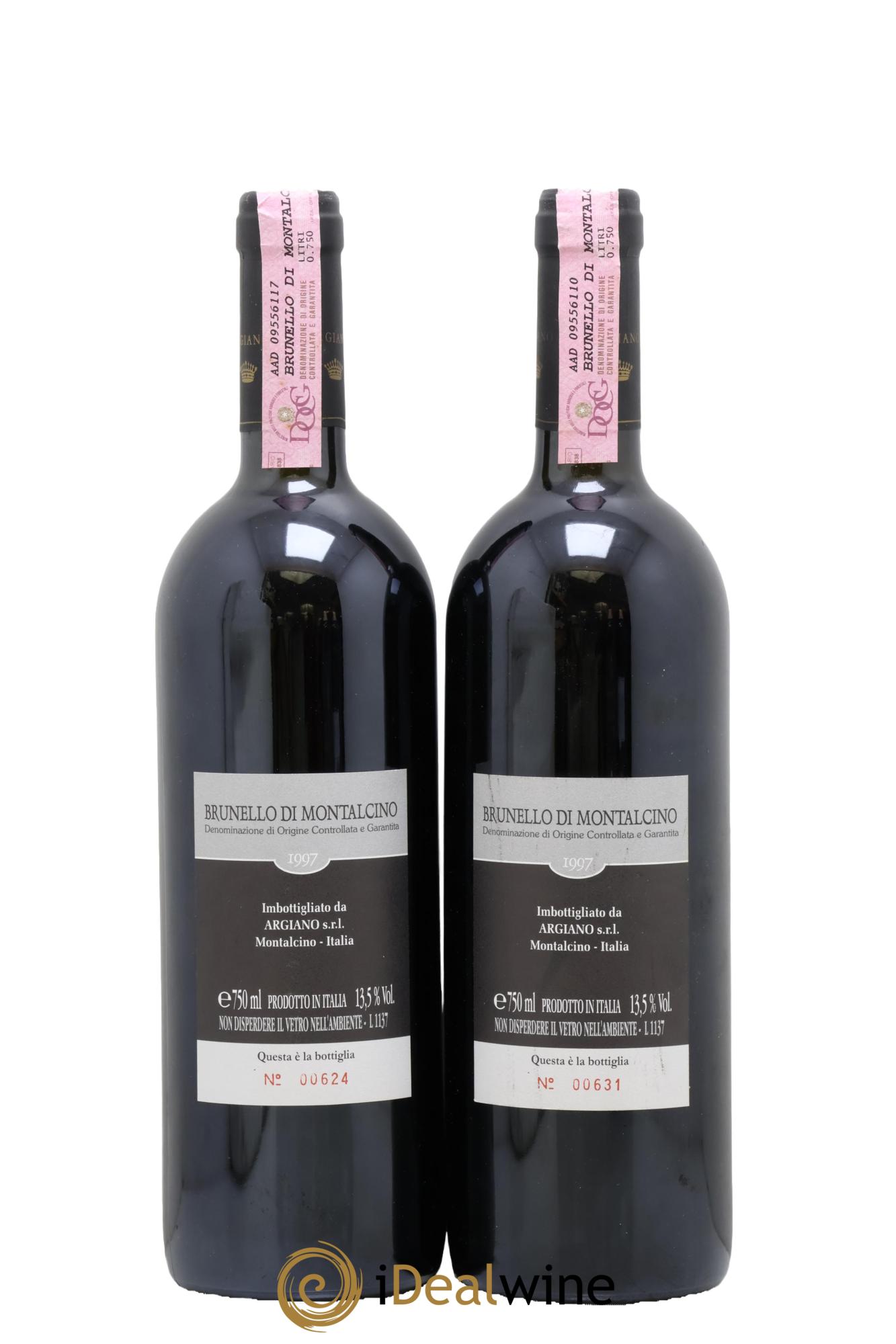 Brunello di Montalcino DOCG Argiano 1997 - Lot of 2 bottles - 1