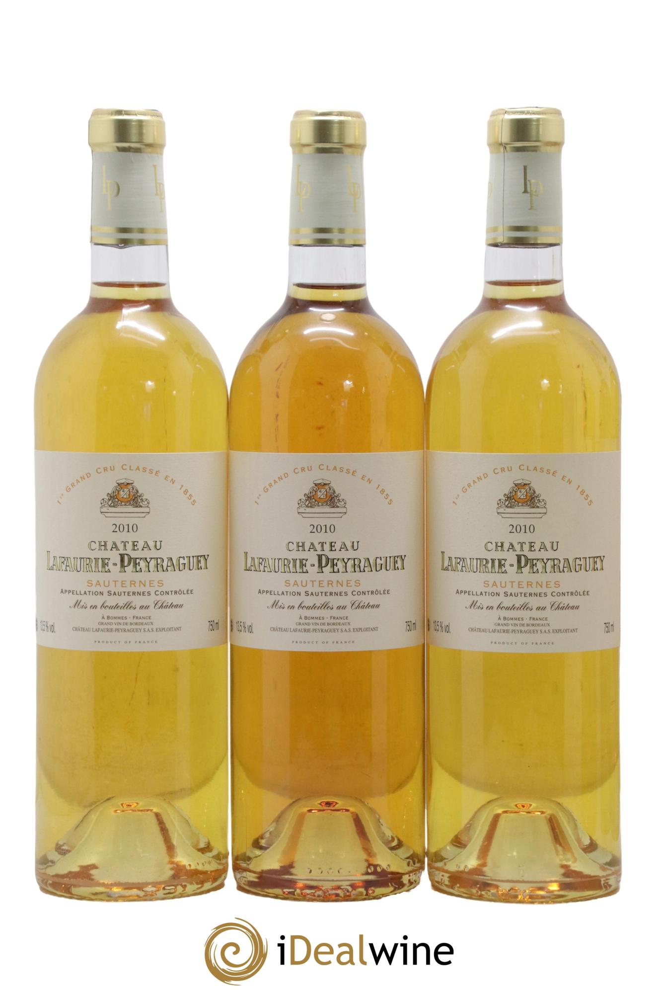 Château Lafaurie-Peyraguey 1er Grand Cru Classé 2010 - Lotto di 12 bottiglie - 3