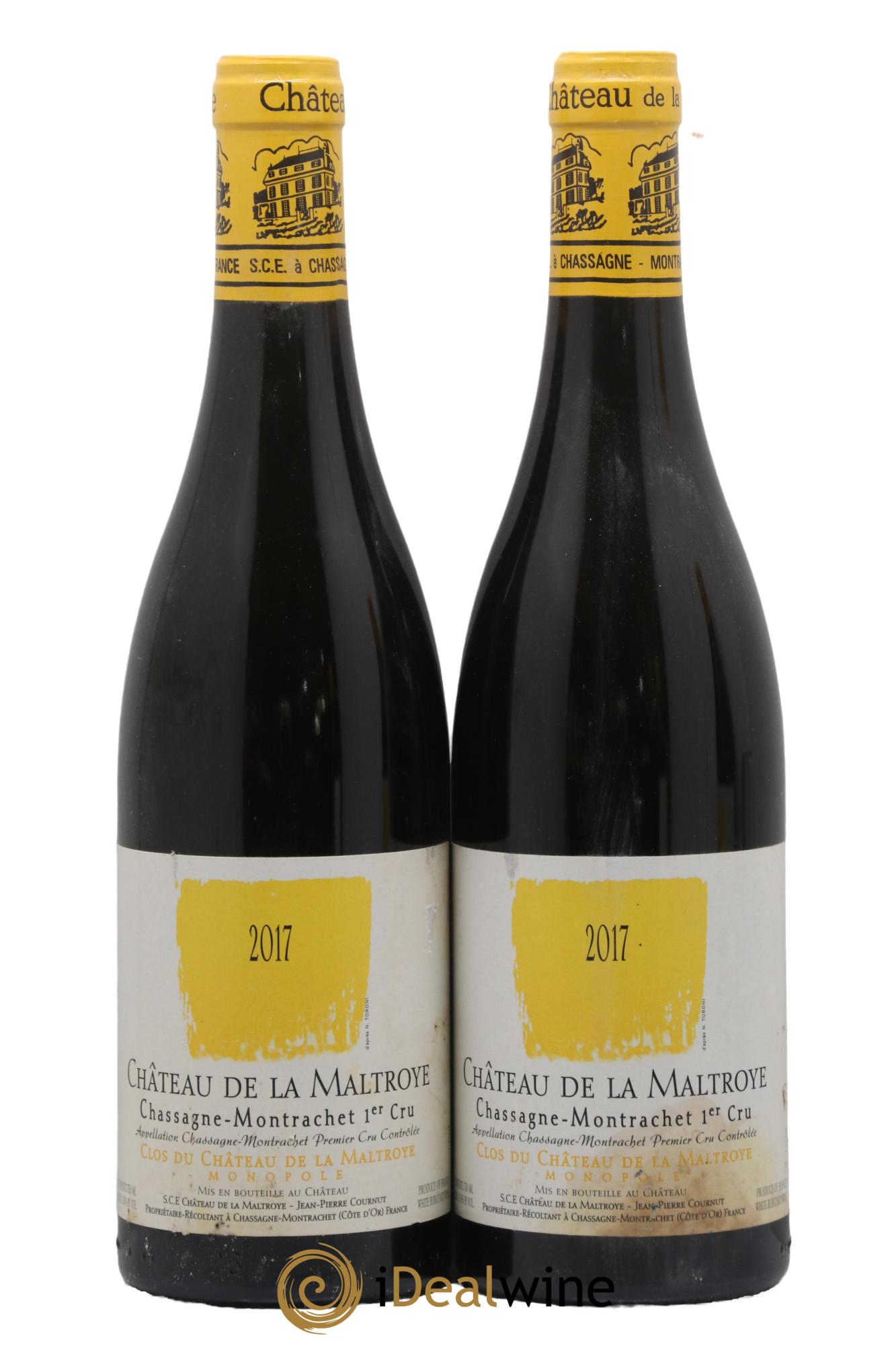 Chassagne-Montrachet 1er Cru Château de la Maltroye 2017 - Posten von 2 Flaschen - 0