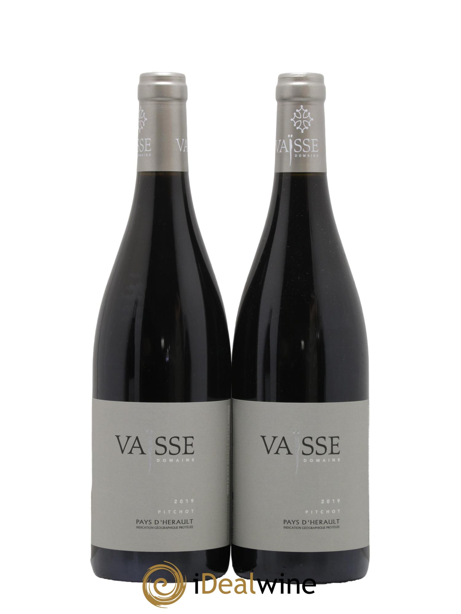 Pays d'Hérault Pitchot Vaisse (Domaine) 2019 - Lot de 2 bouteilles - 0