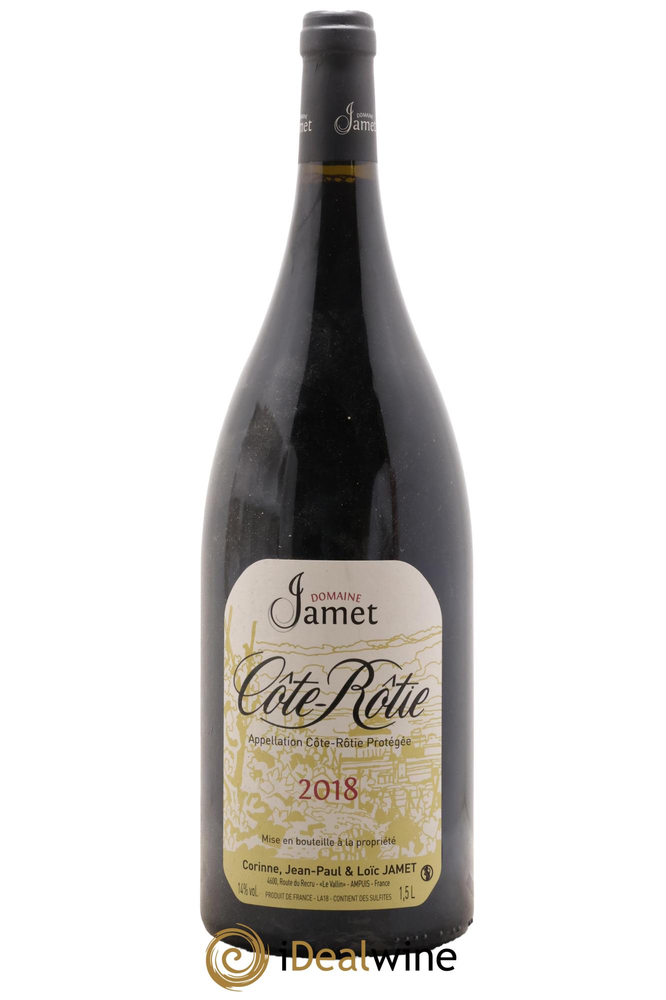 Côte-Rôtie Jamet (Domaine) 2018 - Lot of 1 magnum - 0