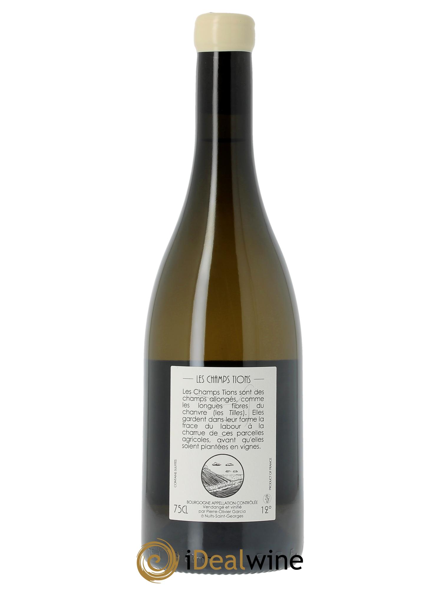 Bourgogne Aligoté Les Champs Tions Moron Garcia 2022 - Lotto di 1 bottiglia - 1