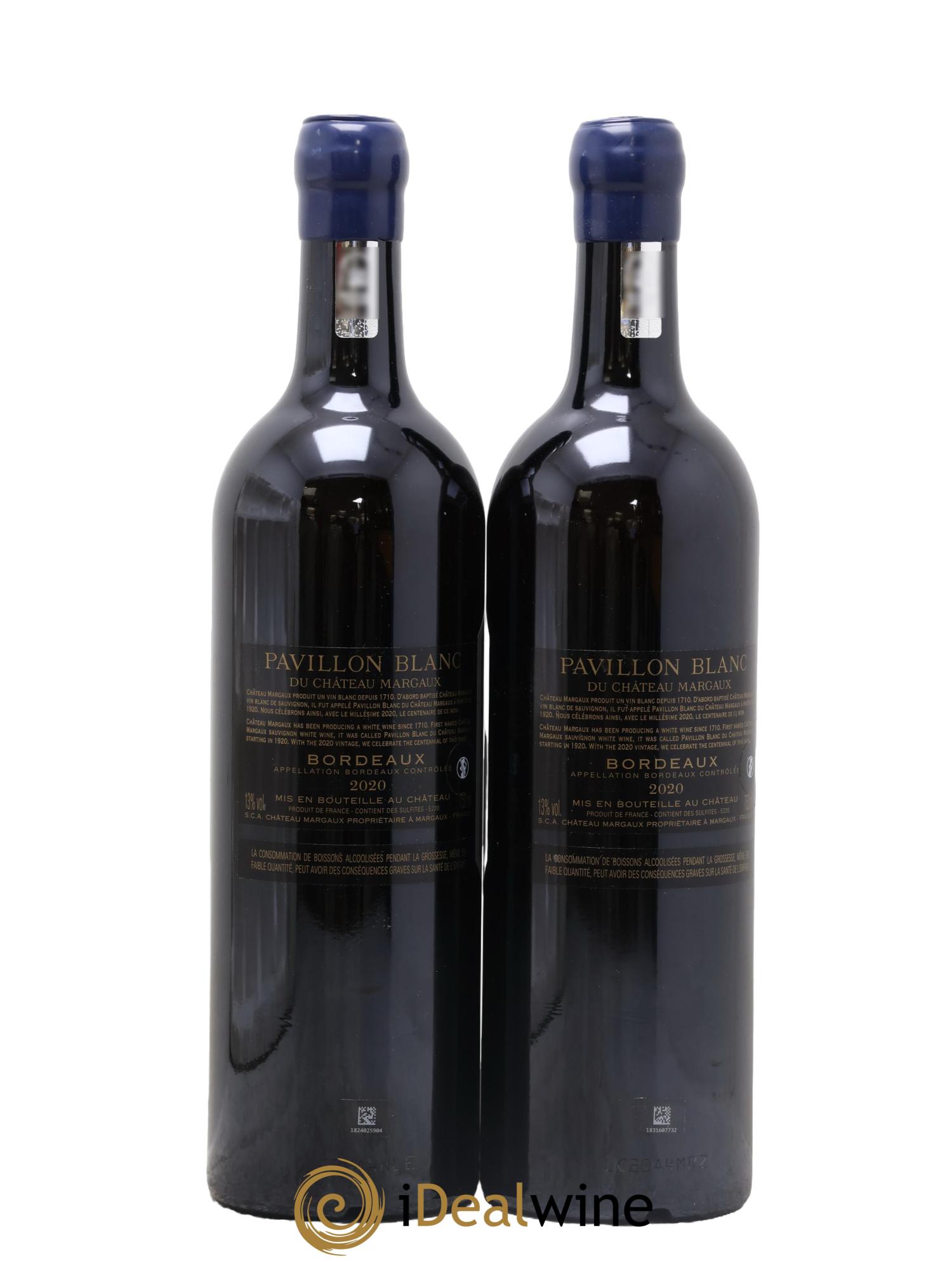 Pavillon Blanc du Château Margaux 2020 - Lot de 2 bouteilles - 1