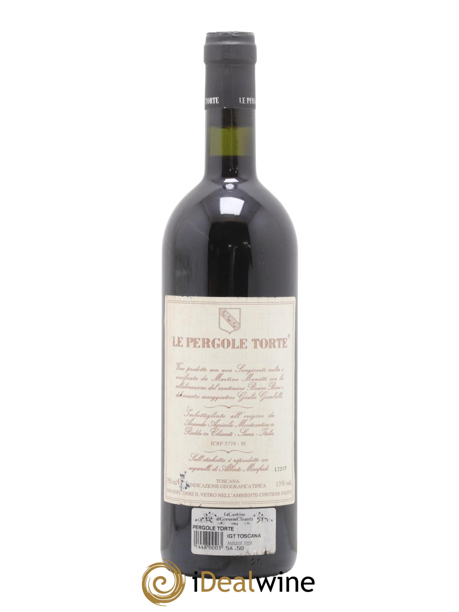 Toscana IGT Montevertine Le Pergole Torte Famille Manetti 2004 - Posten von 1 Flasche - 1