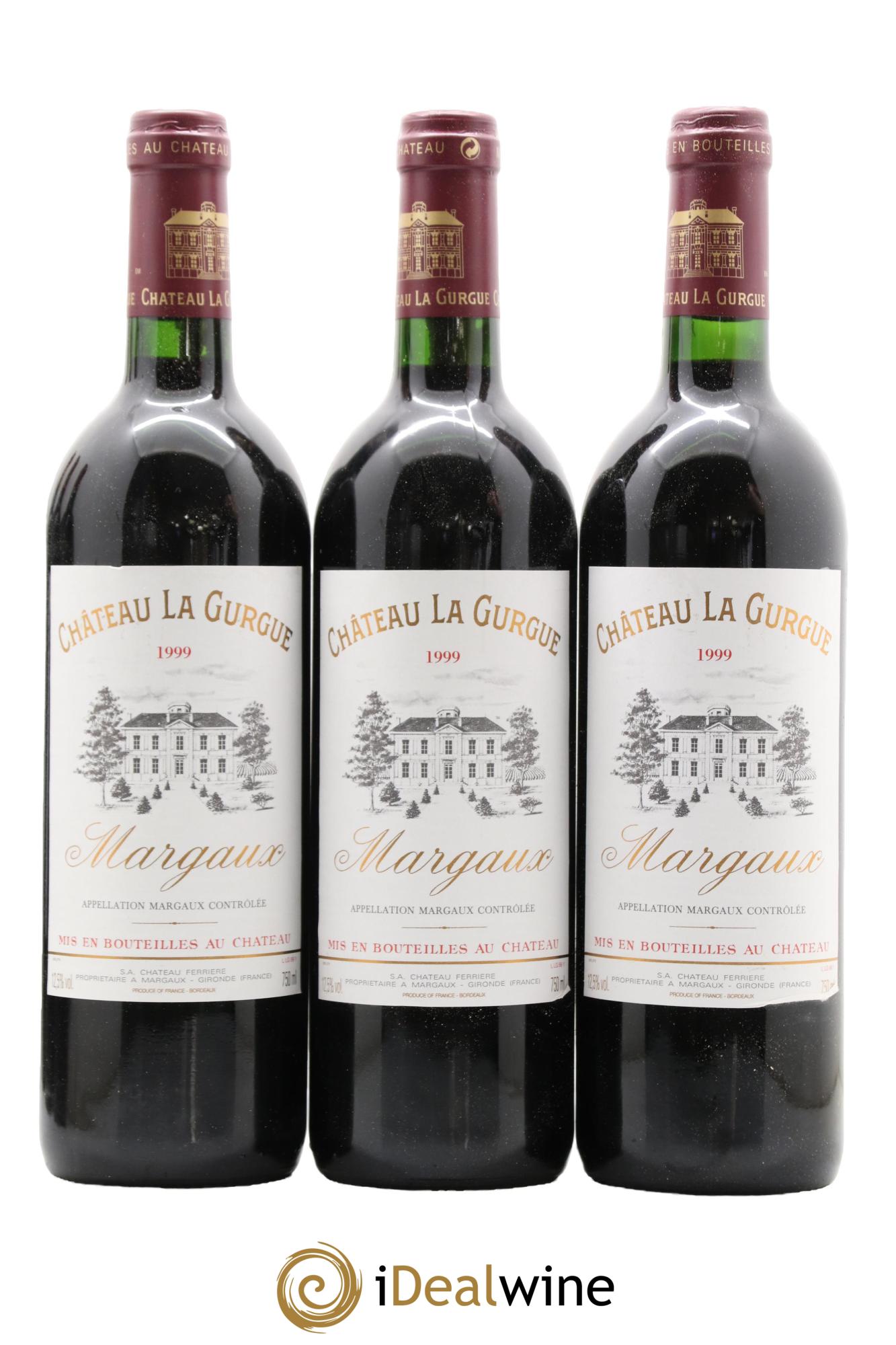 Château la Gurgue Cru Bourgeois 1999 - Lot de 12 bouteilles - 3