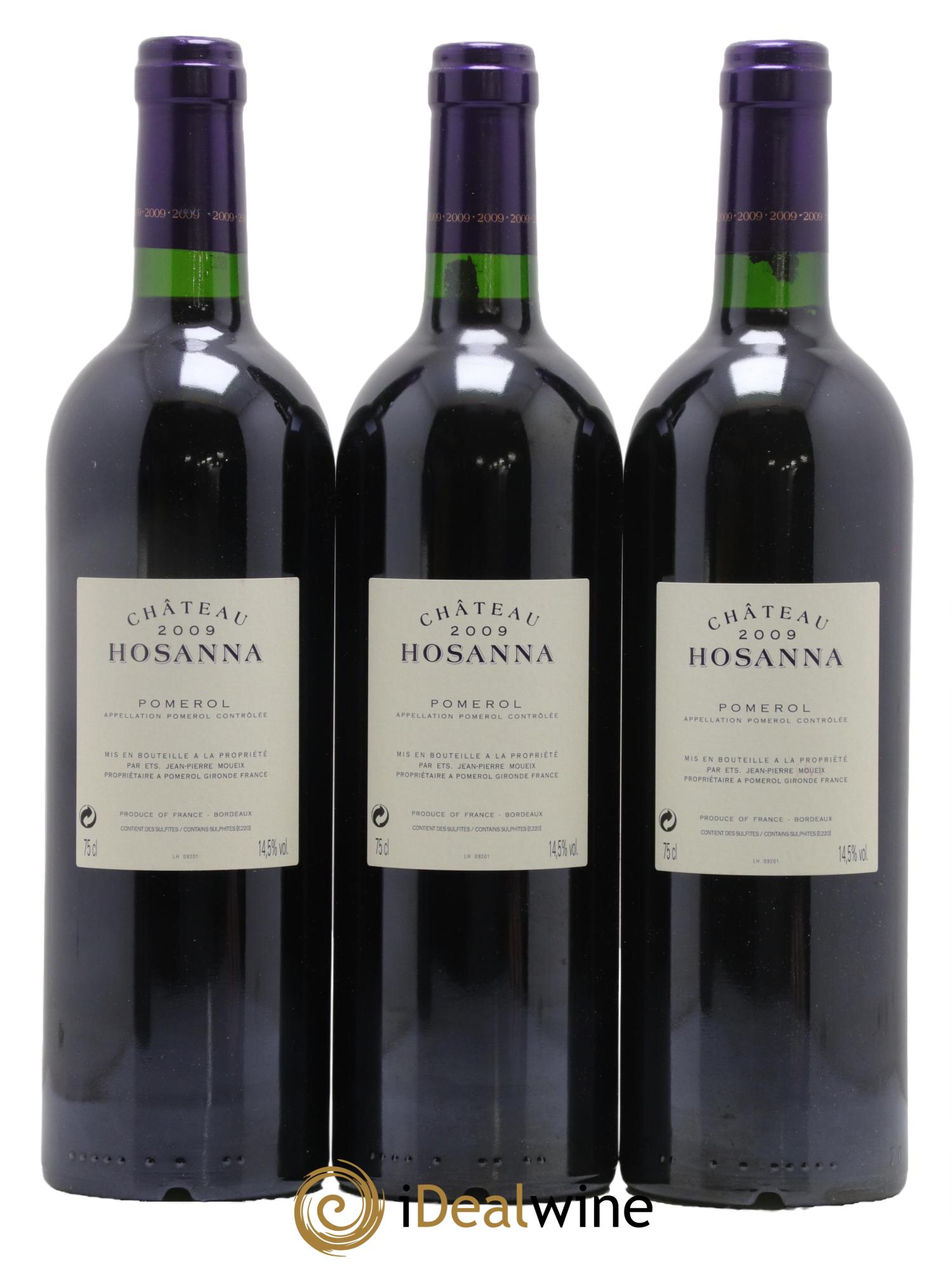 Château Hosanna  2009 - Lot of 6 bottles - 4