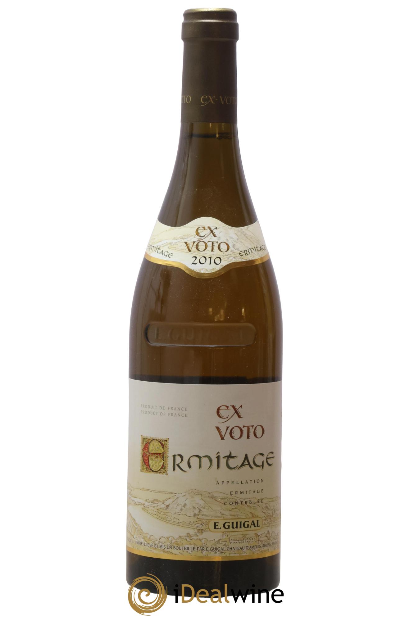 Ermitage Ex Voto Guigal 2010 - Lot de 1 bouteille - 0