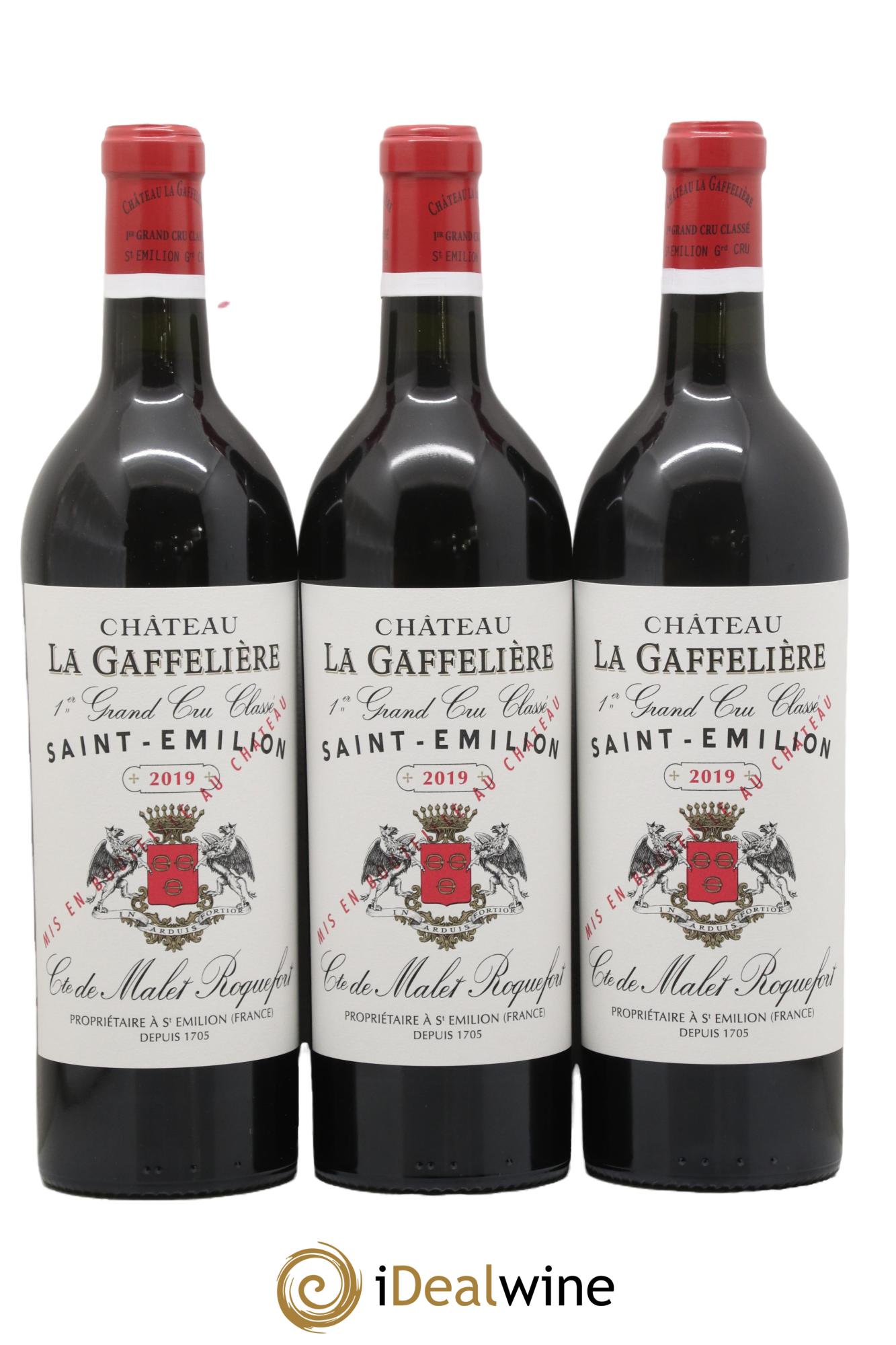 Château la Gaffelière 1er Grand Cru Classé B 2019 - Lot de 3 bouteilles - 0