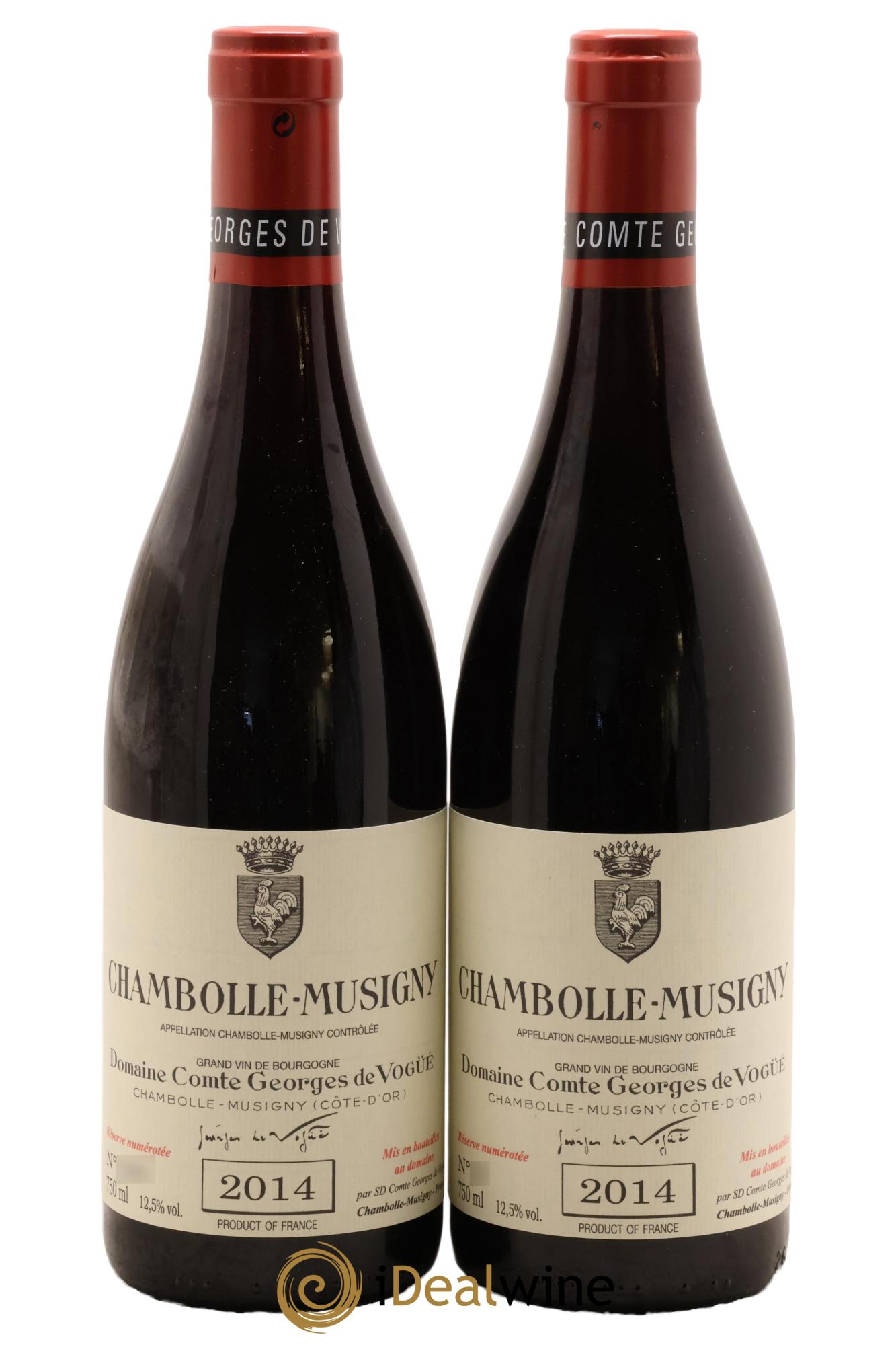 Chambolle-Musigny Comte Georges de Vogüé 2014 - Lotto di 2 bottiglie - 0