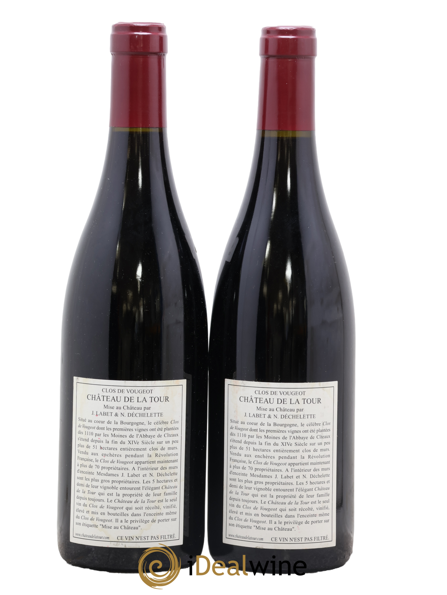Clos de Vougeot Grand Cru Château de La Tour 2005 - Posten von 2 Flaschen - 1