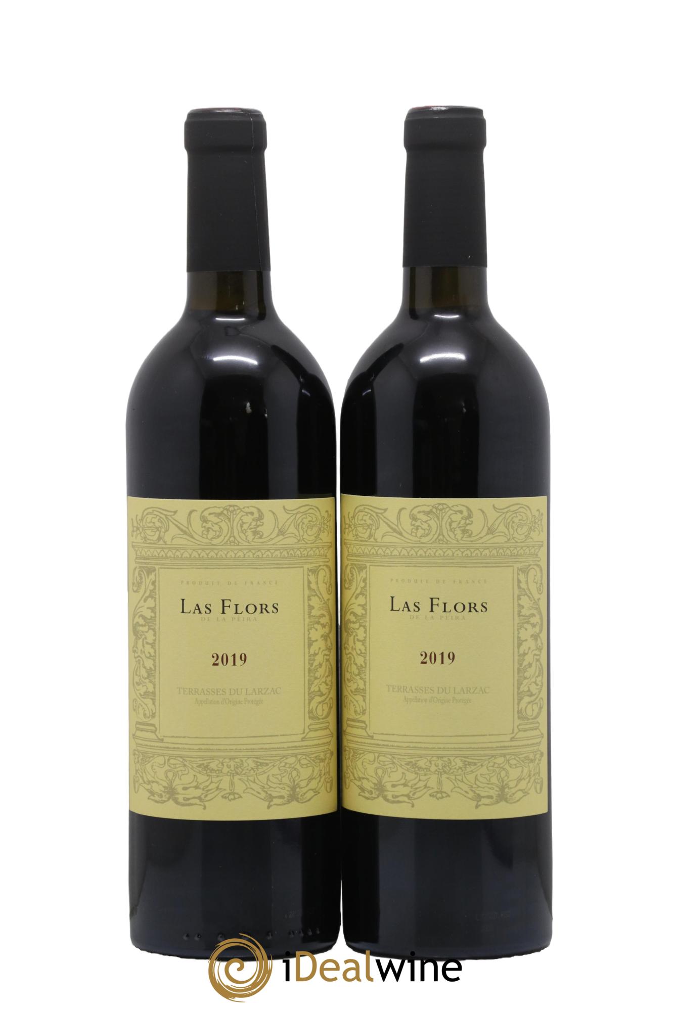 Terrasses du Larzac Domaine de La Pèira en Damaisèla Les Flors Karine Ahton et Robert Dougan 2019 - Lot de 2 bouteilles - 0