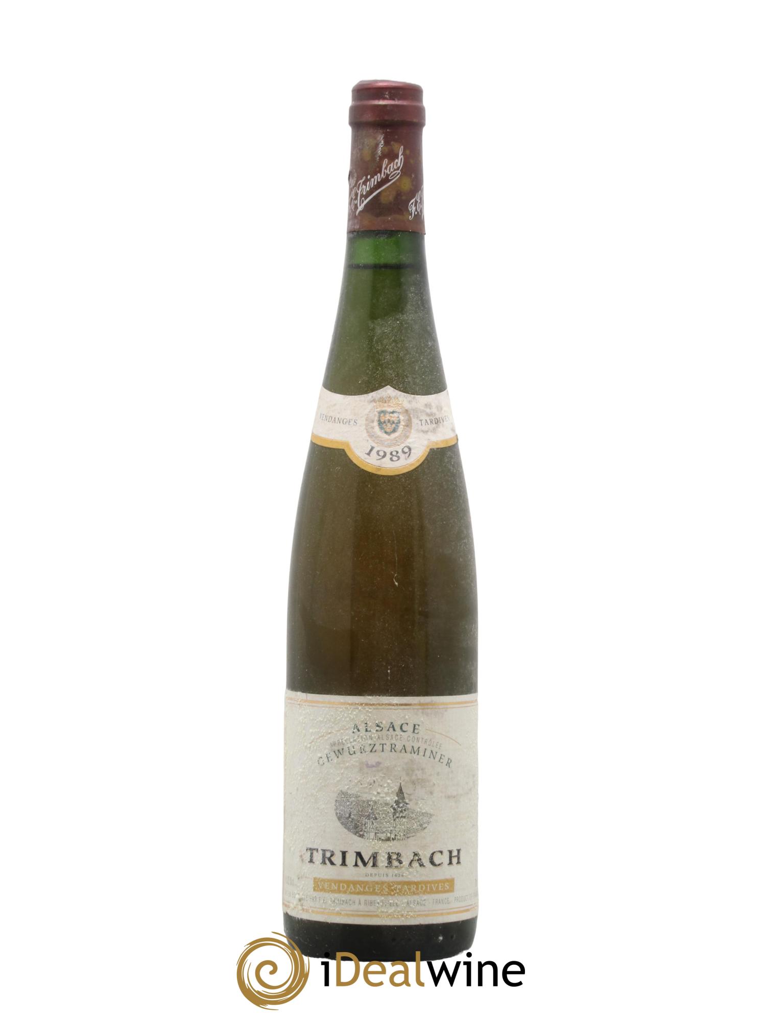 Alsace Gewurztraminer Vendanges Tardives Trimbach (Domaine) 1989 - Lotto di 1 bottiglia - 0
