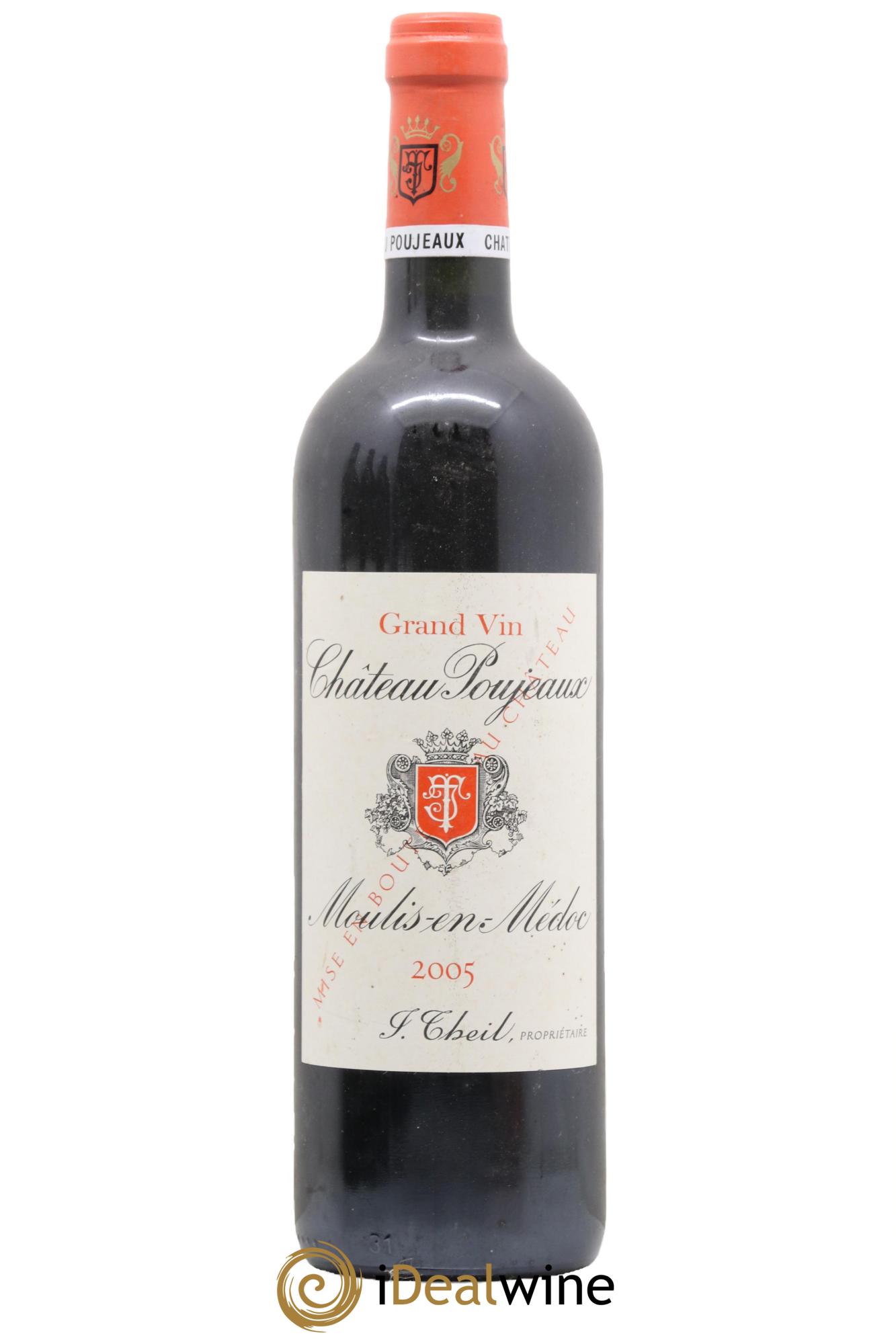 Château Poujeaux 2005 - Lot de 1 bouteille - 0